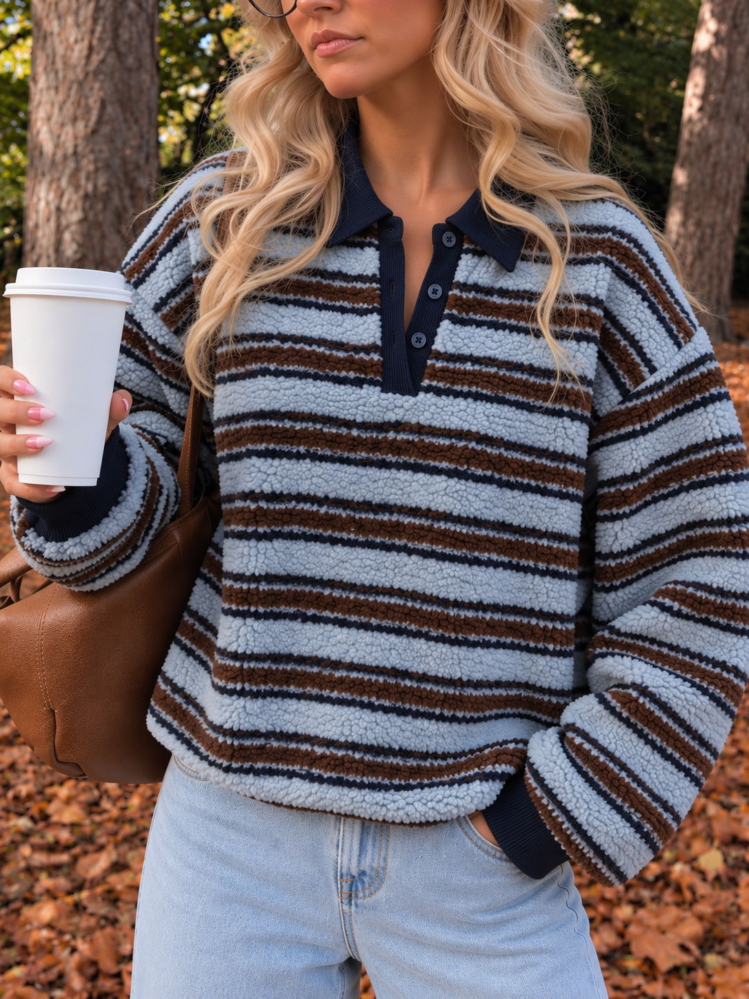 Teddy sweater blue