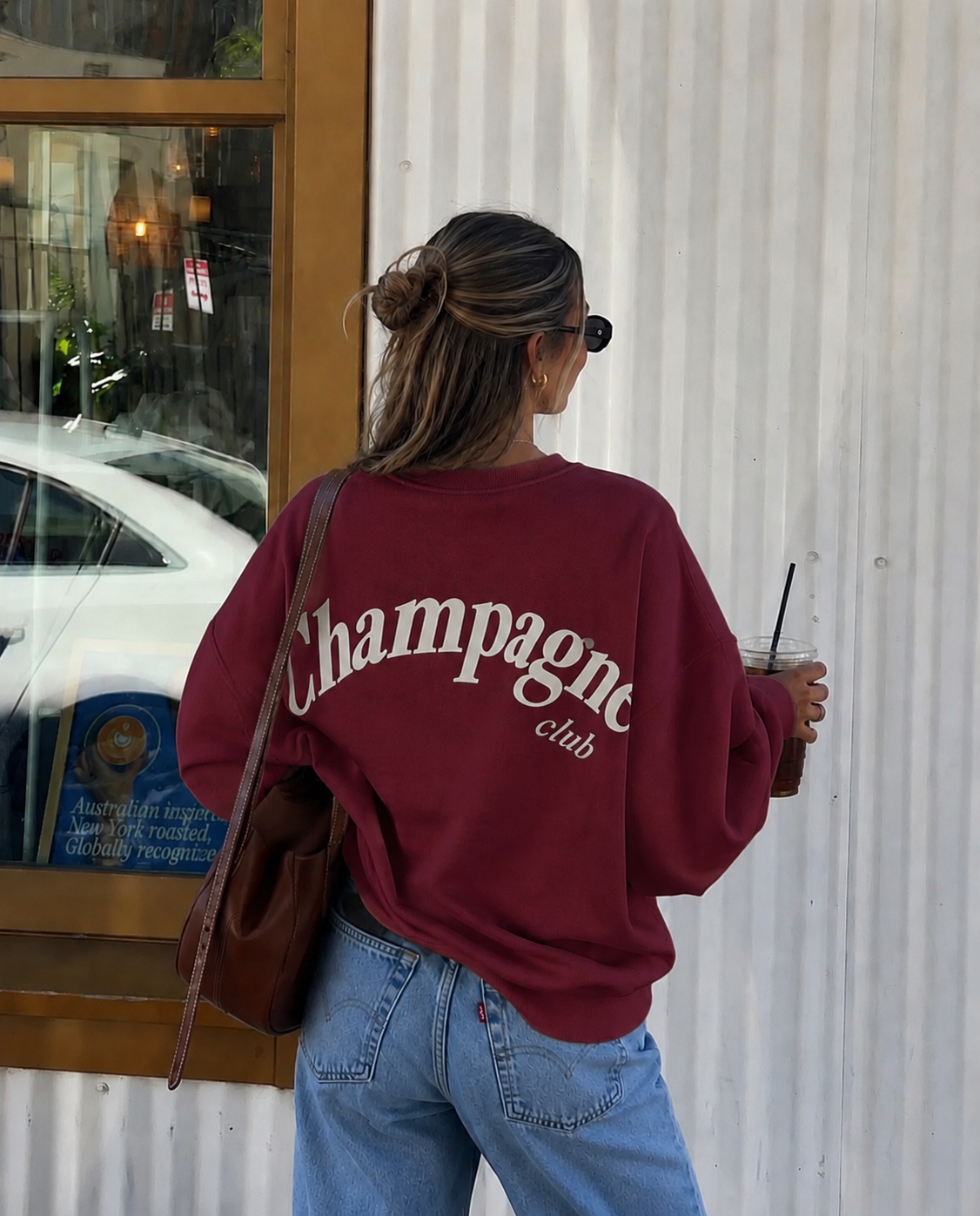 Champagne club sweater bordeaux