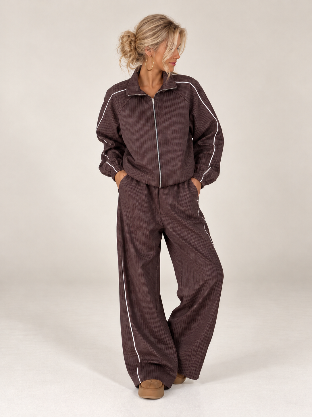 Hailey track set Brown