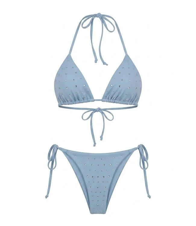 Studs bikini blue