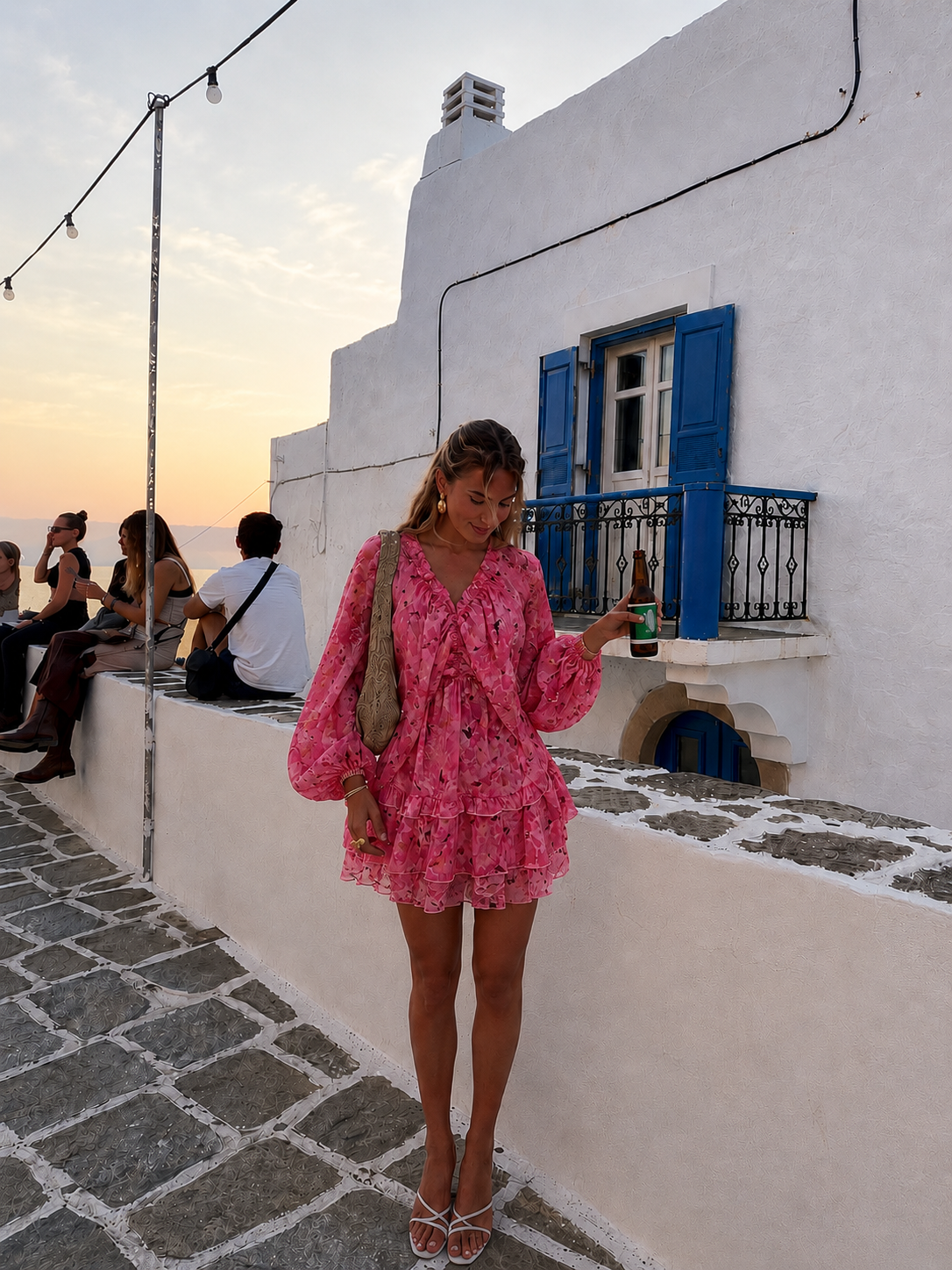 Rome dress pink