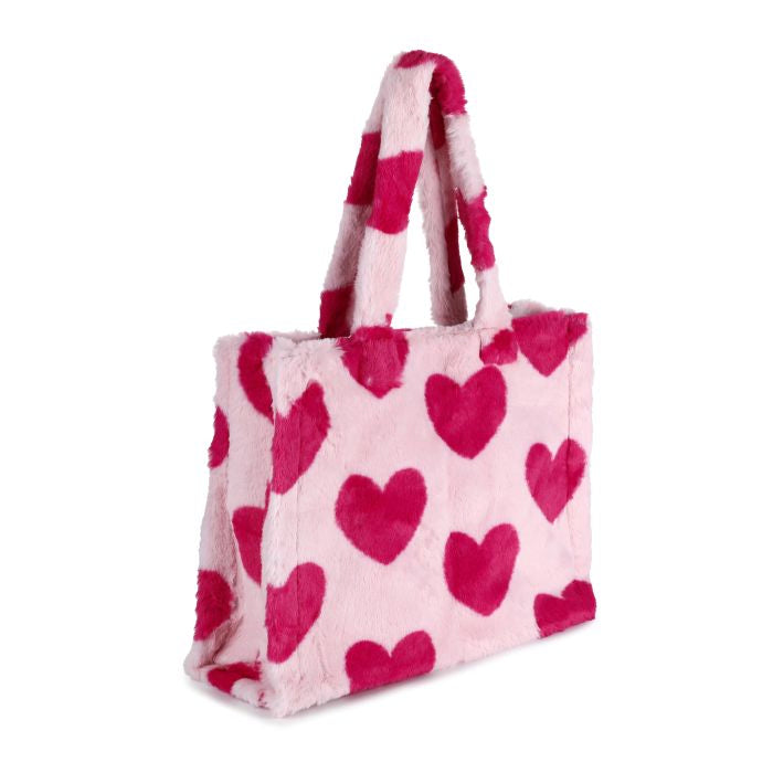 Heart shopper pink red