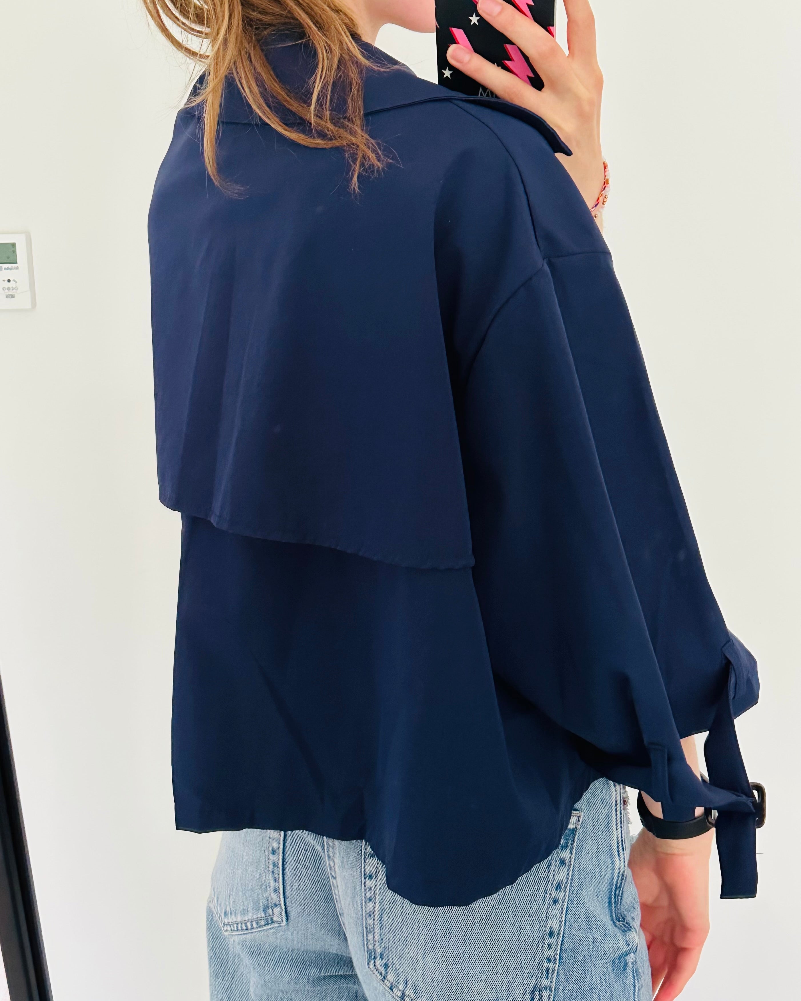 Ruby jacket navy mat