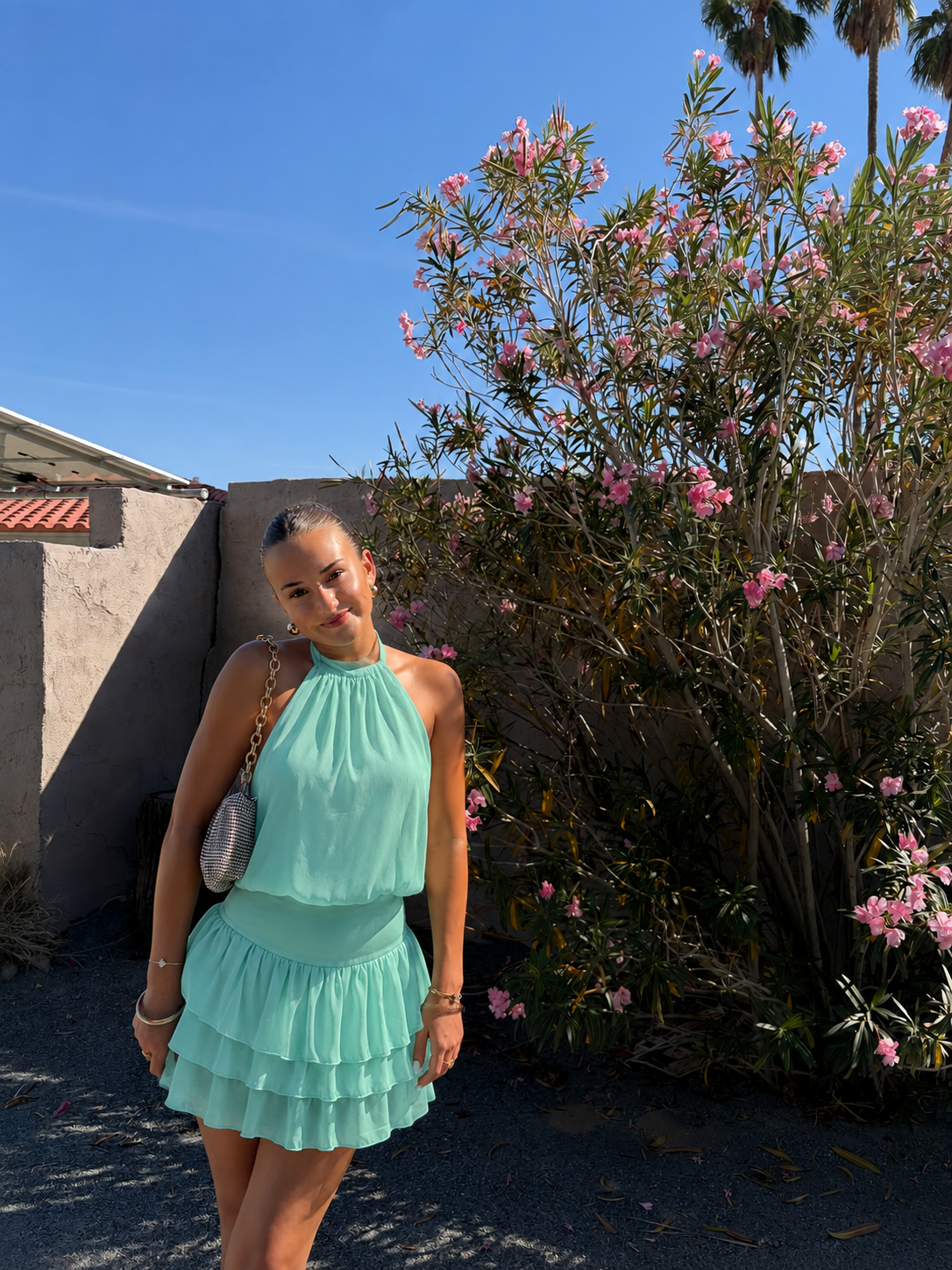 Olivia playsuit aqua