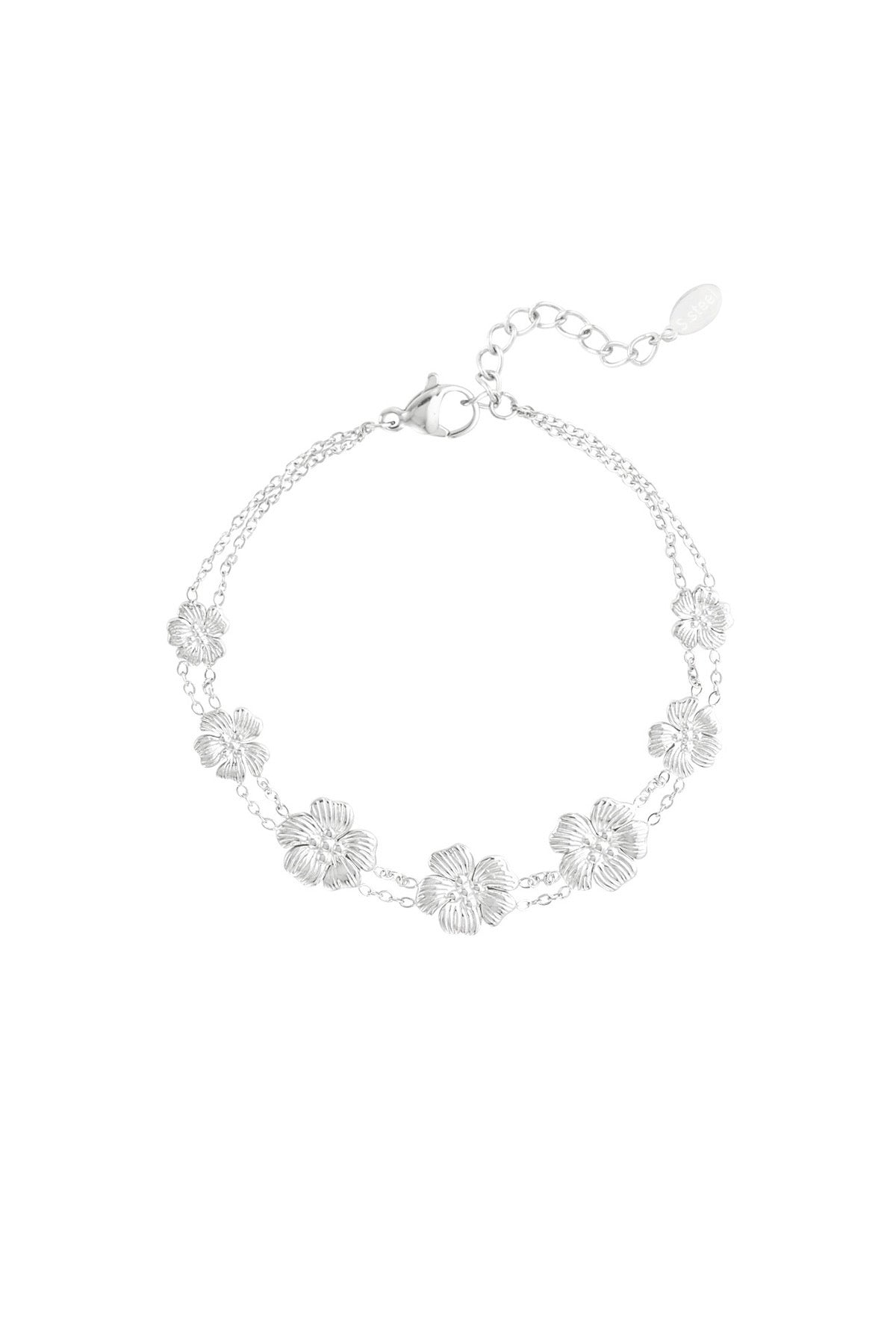 Daisy delight armband zilver