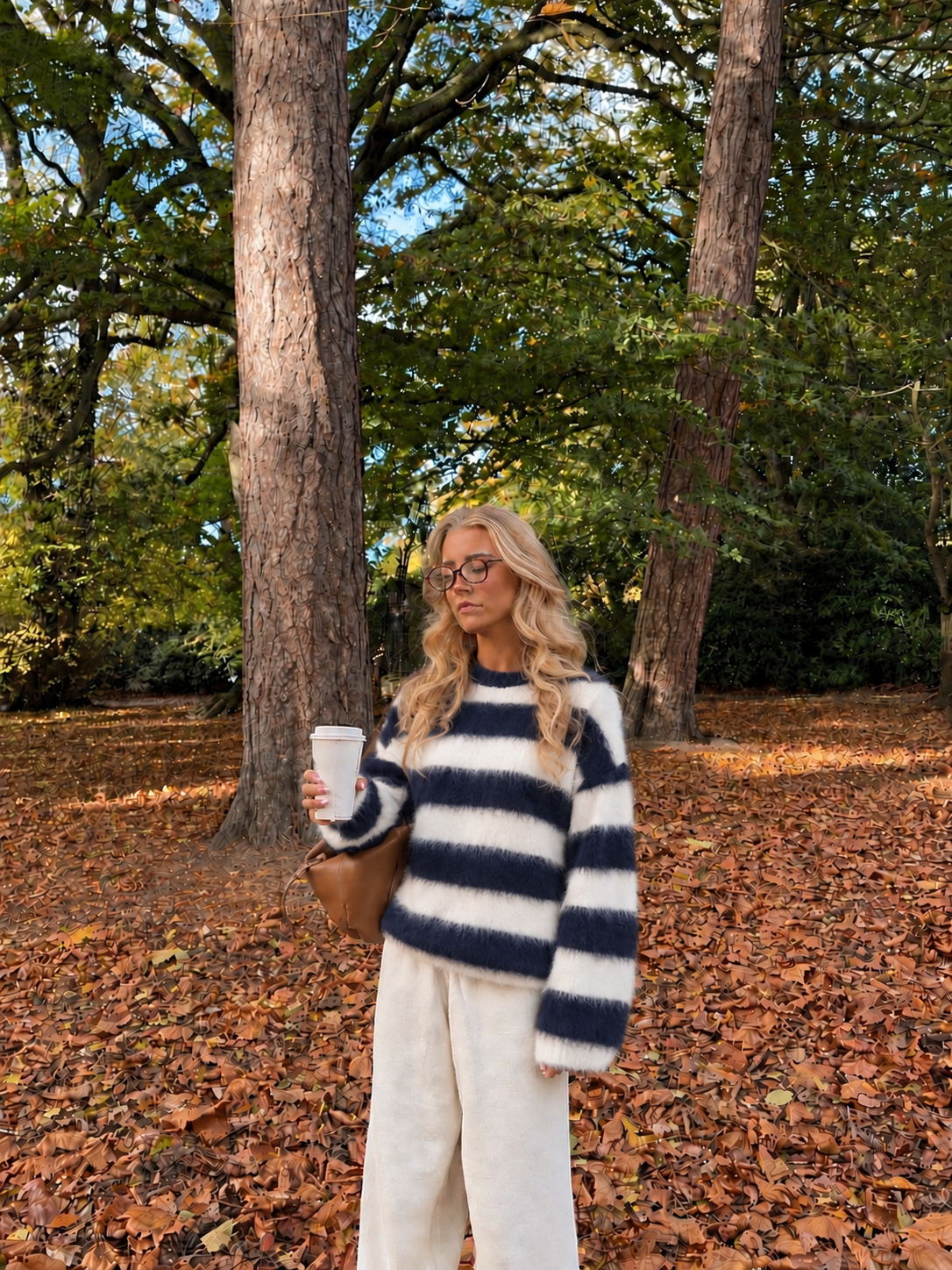 Molly Fluffy trui – Navy