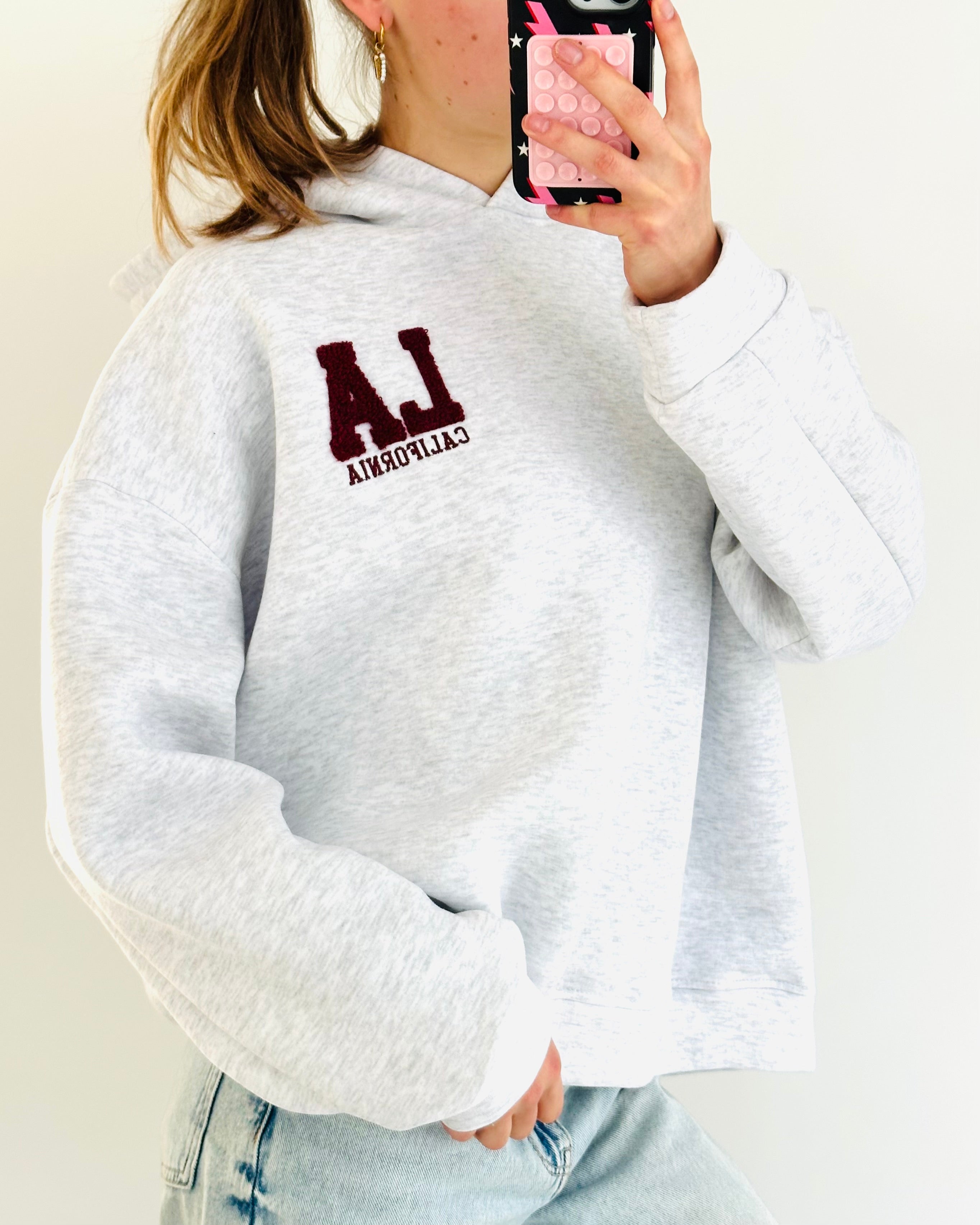 Limited LA hoodie oversized grey