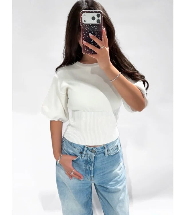 Solene top wit