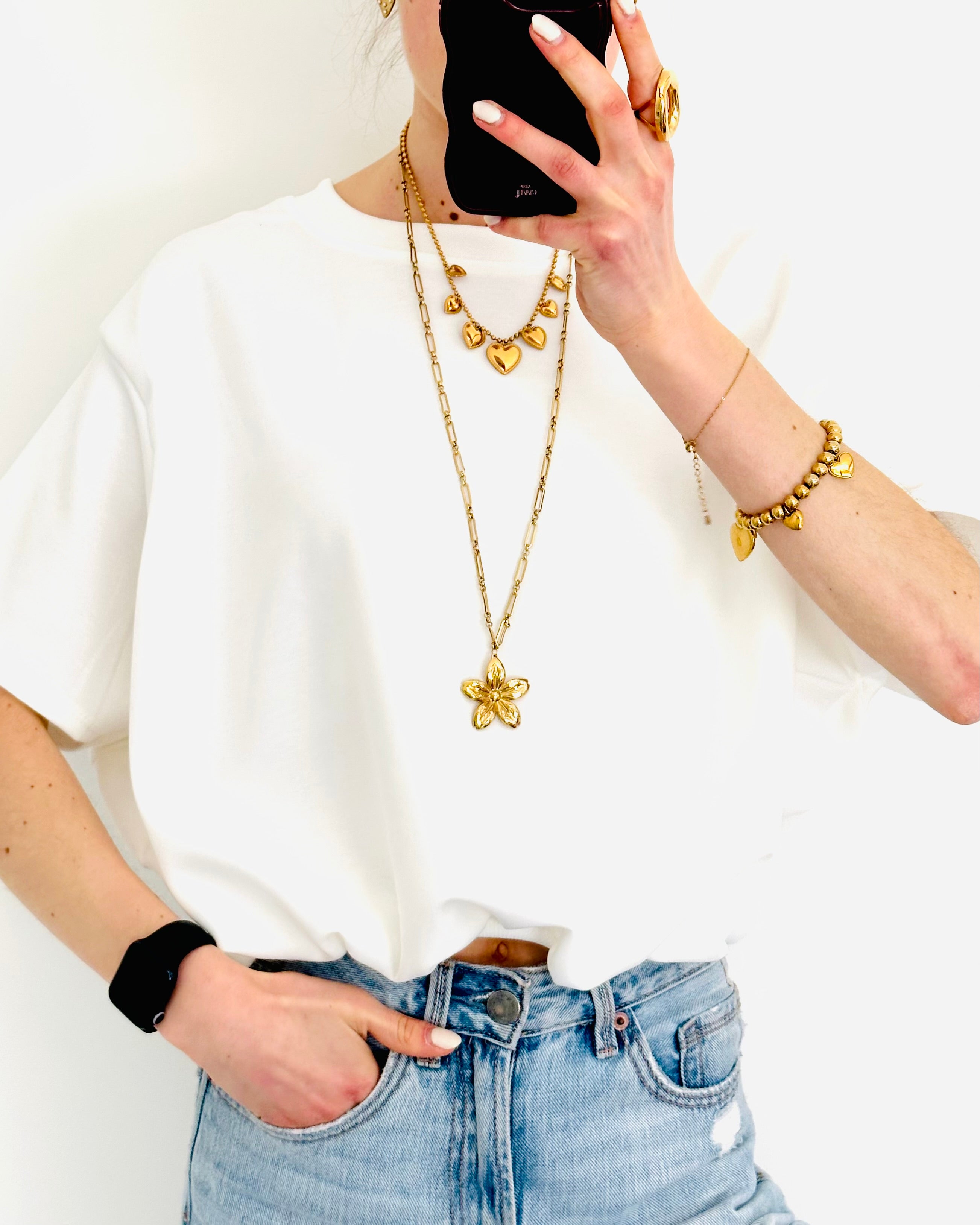 Soft fit top white