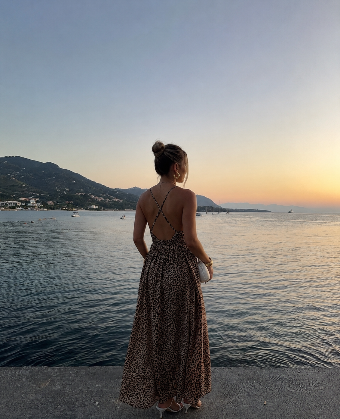 Leopard summer dress