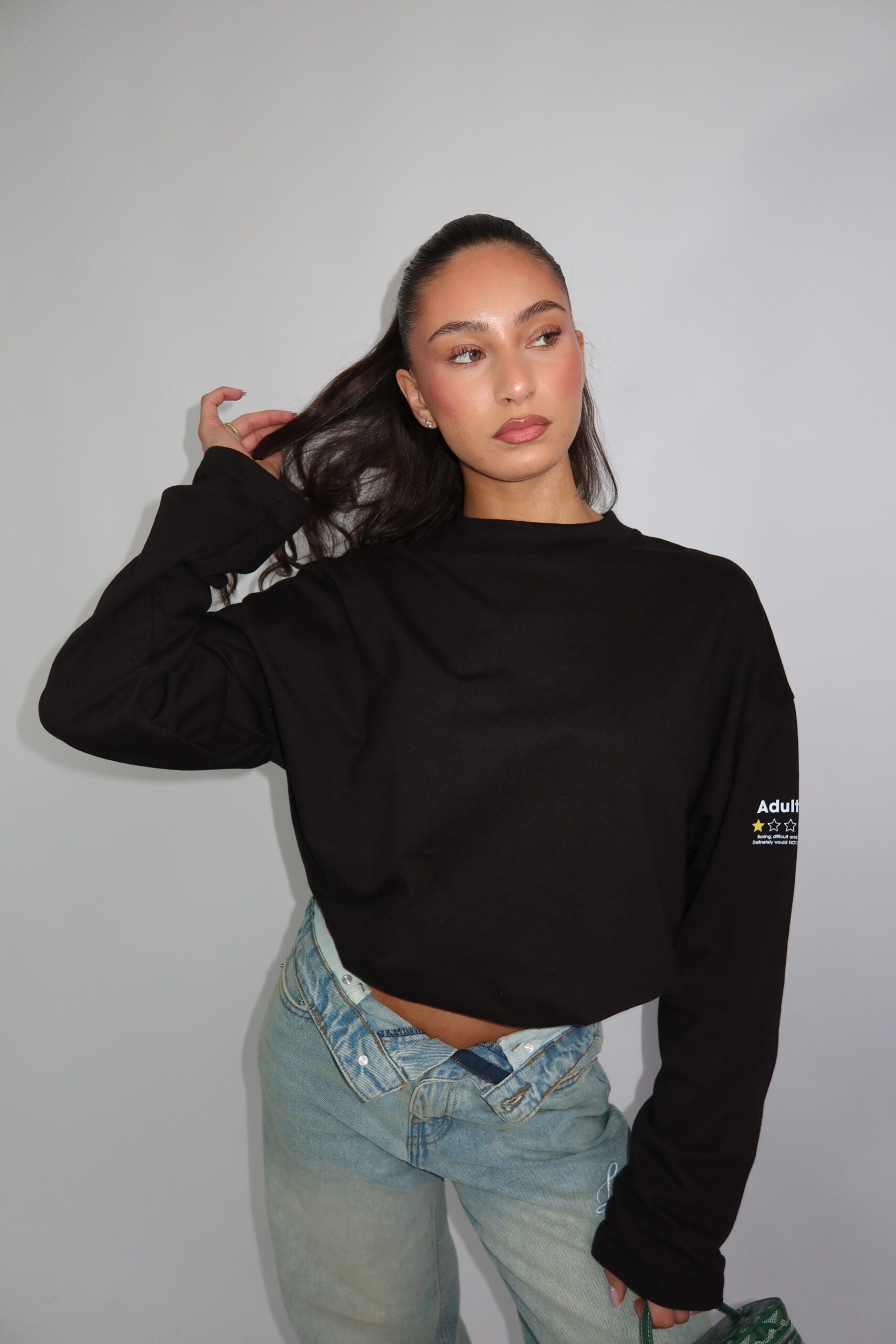 LONGSLEEVE ‘WOULD NOT RECOMMEND’ – BLACK