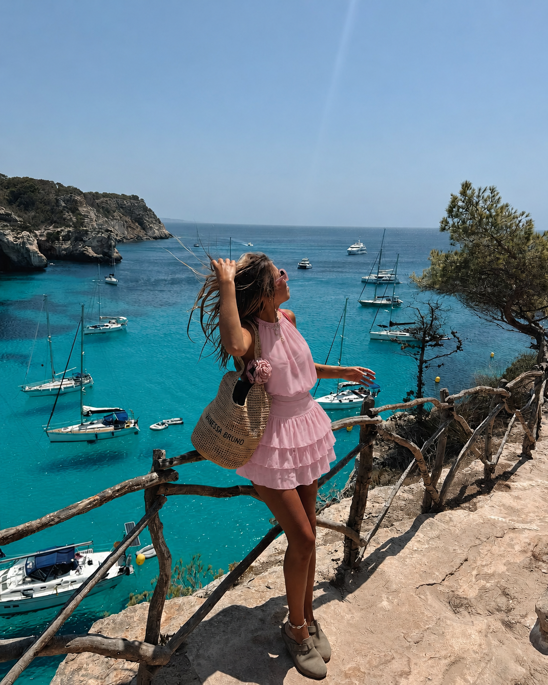Olivia playsuit pink