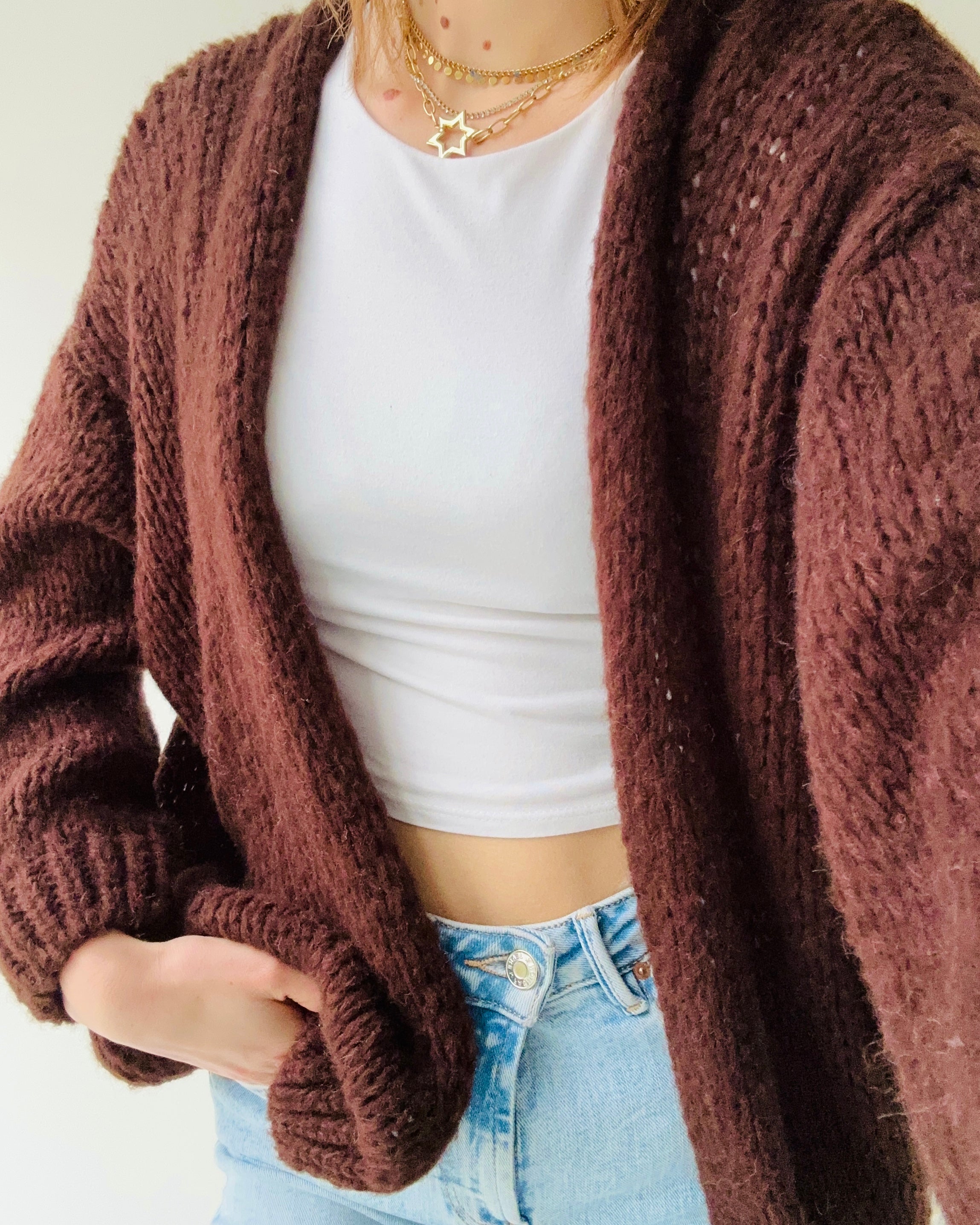Comfy vest brown