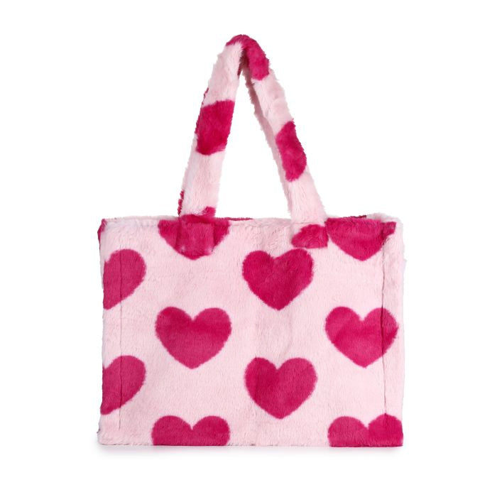 Heart shopper pink red
