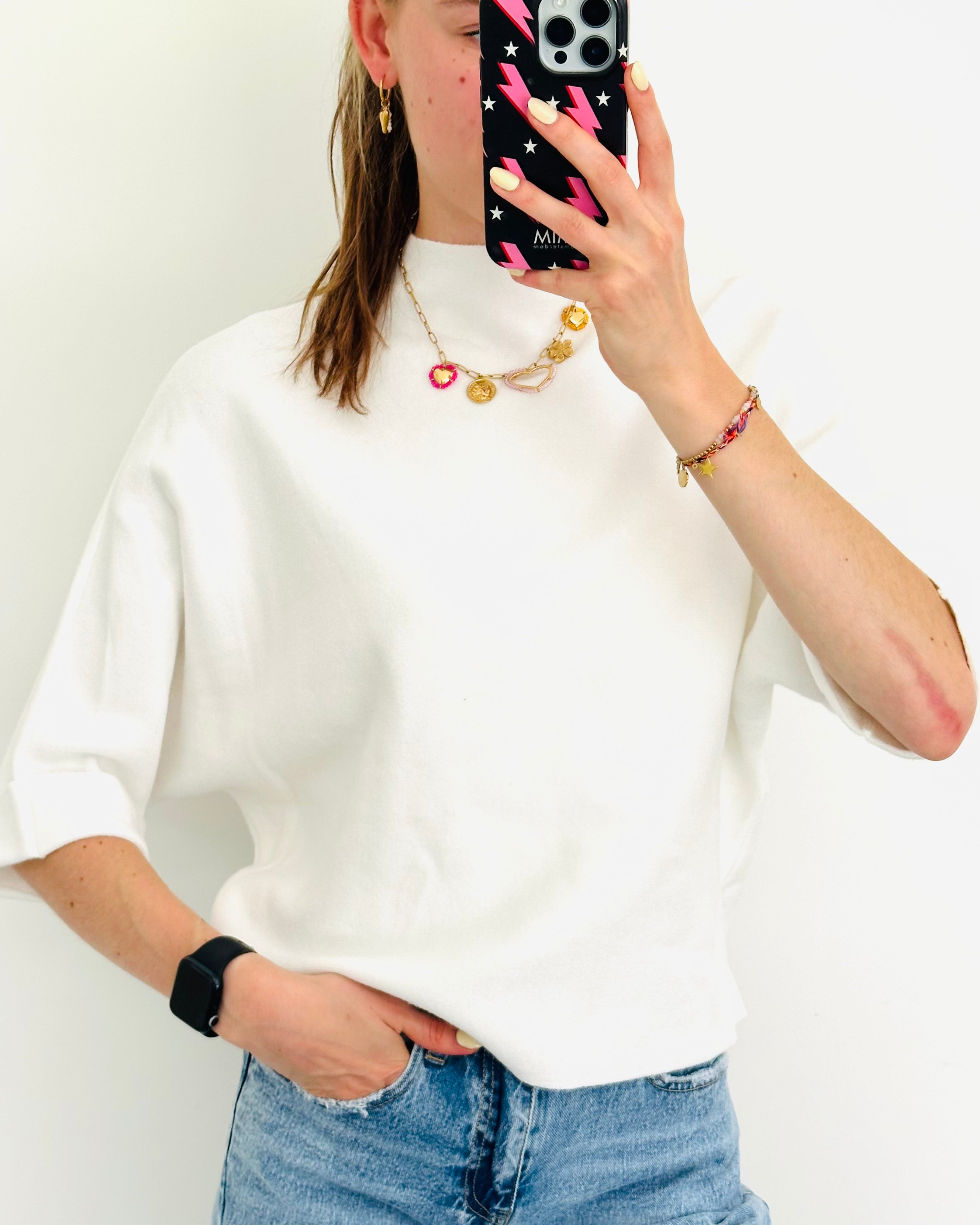 Sofie top deluxe wit