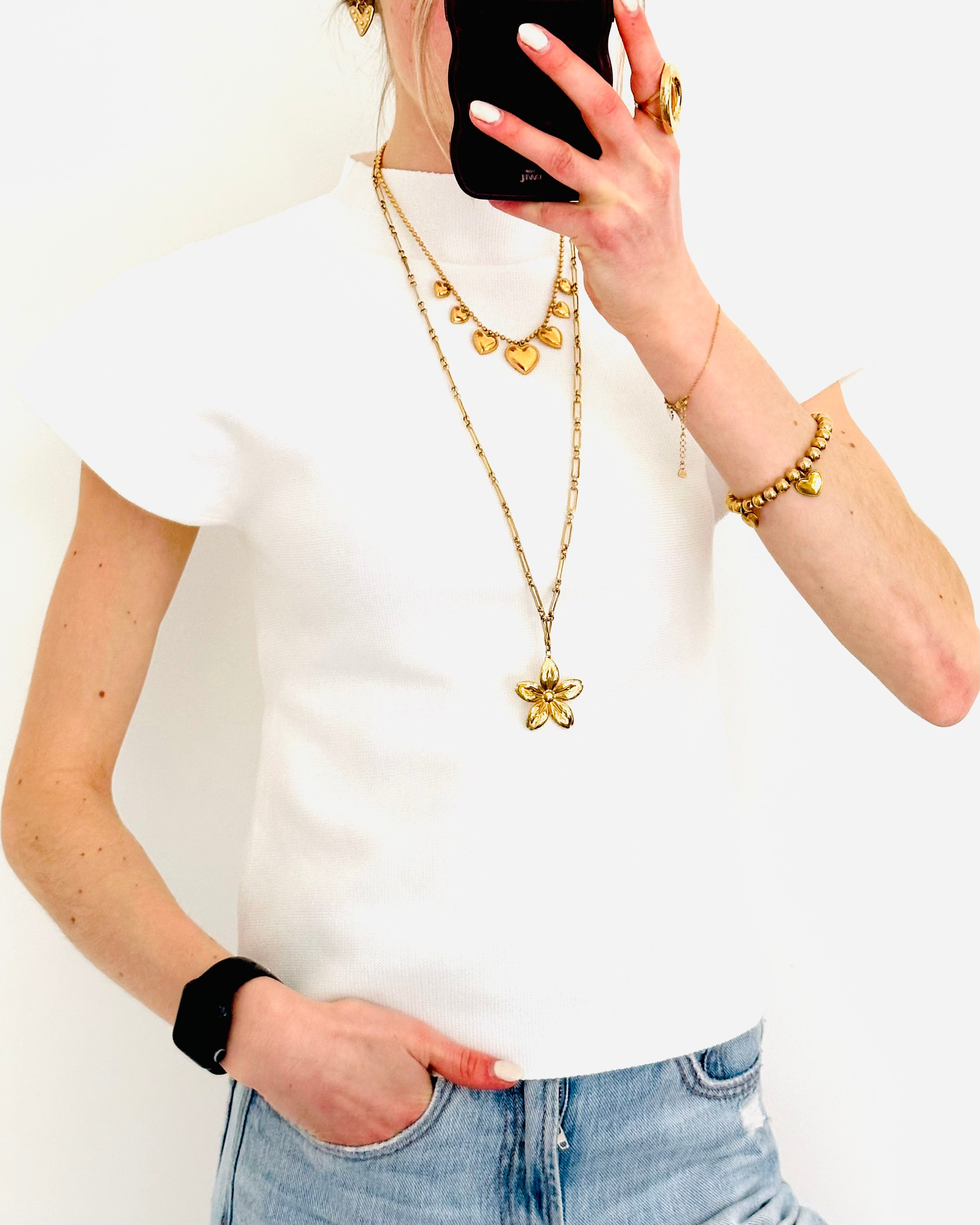 Perfect basic tee white