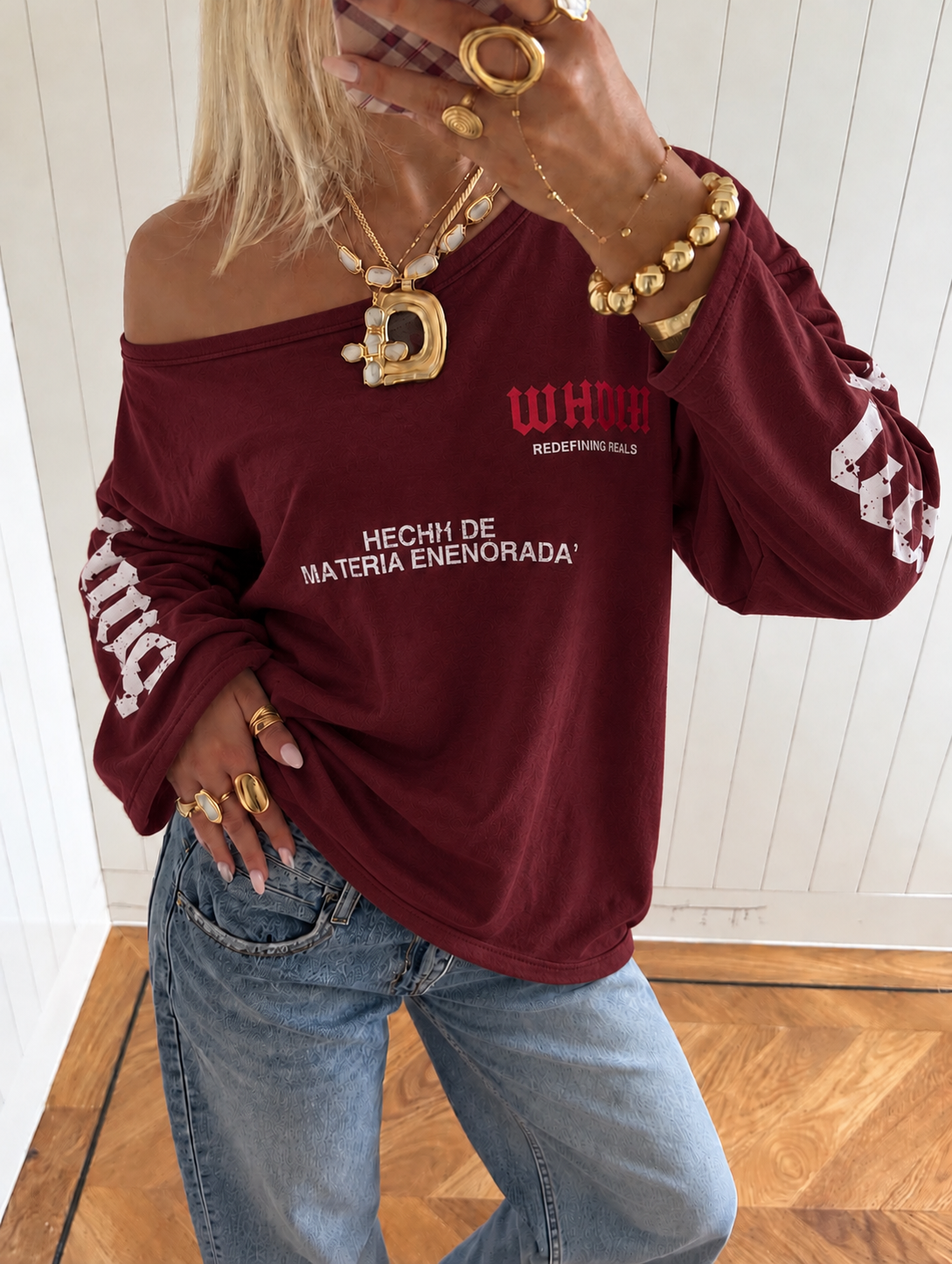 Rive longsleeve bordeaux