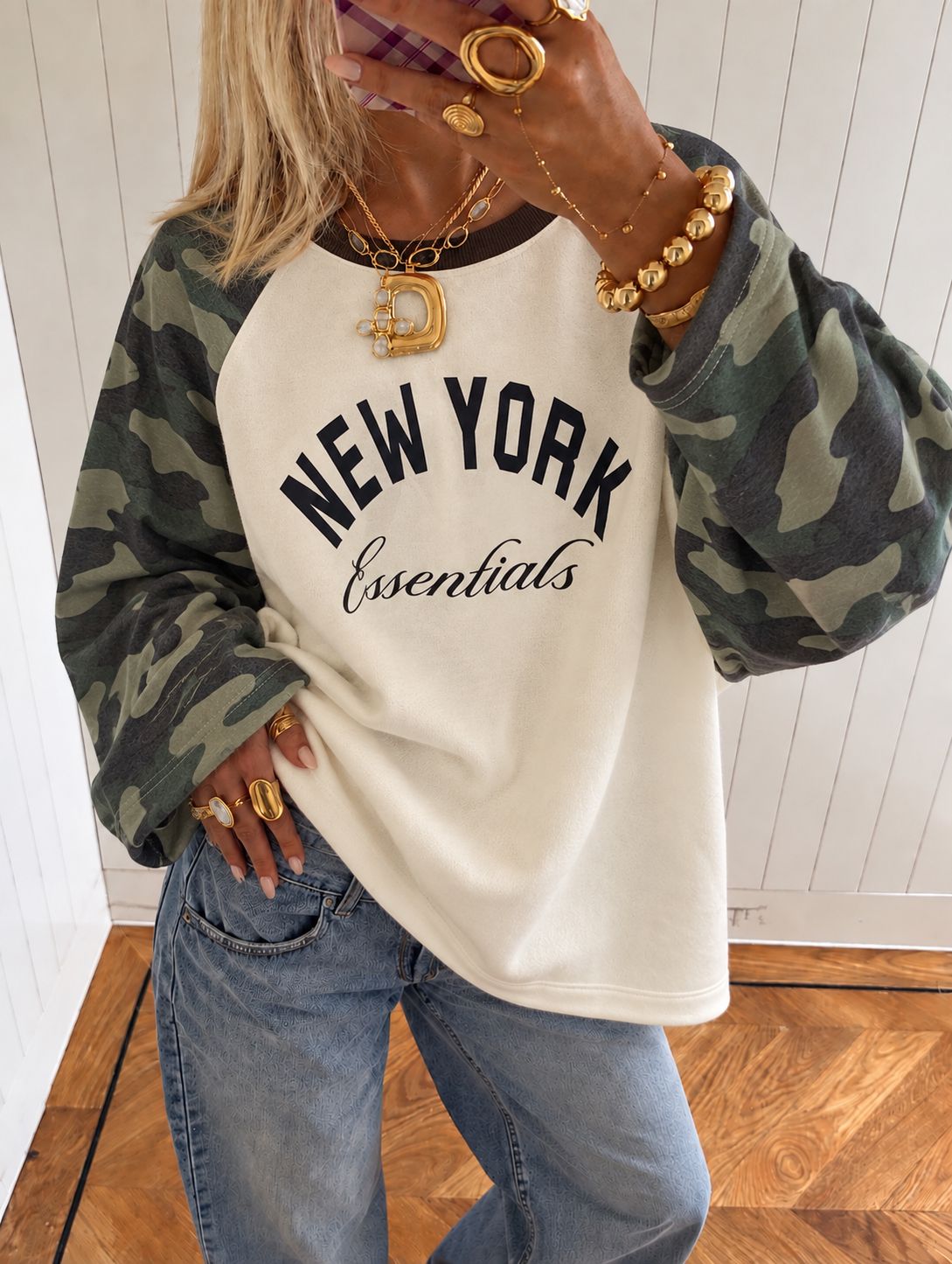 New York Camo sweatshirt