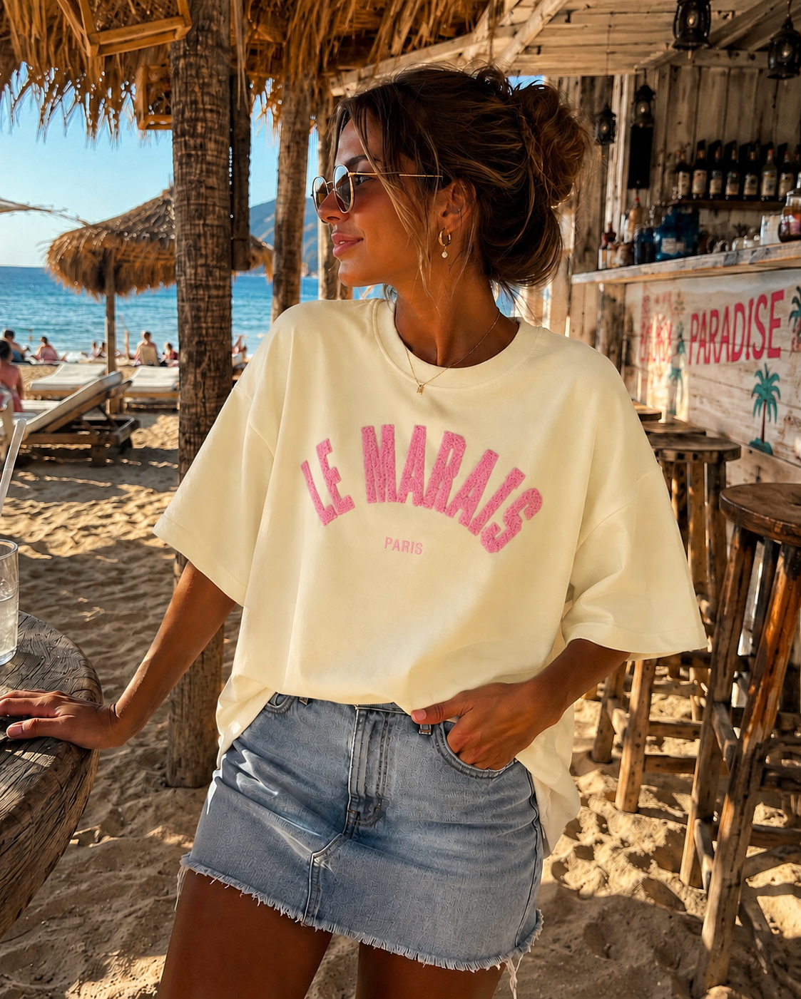 Le Marais shortsleeve butter yellow