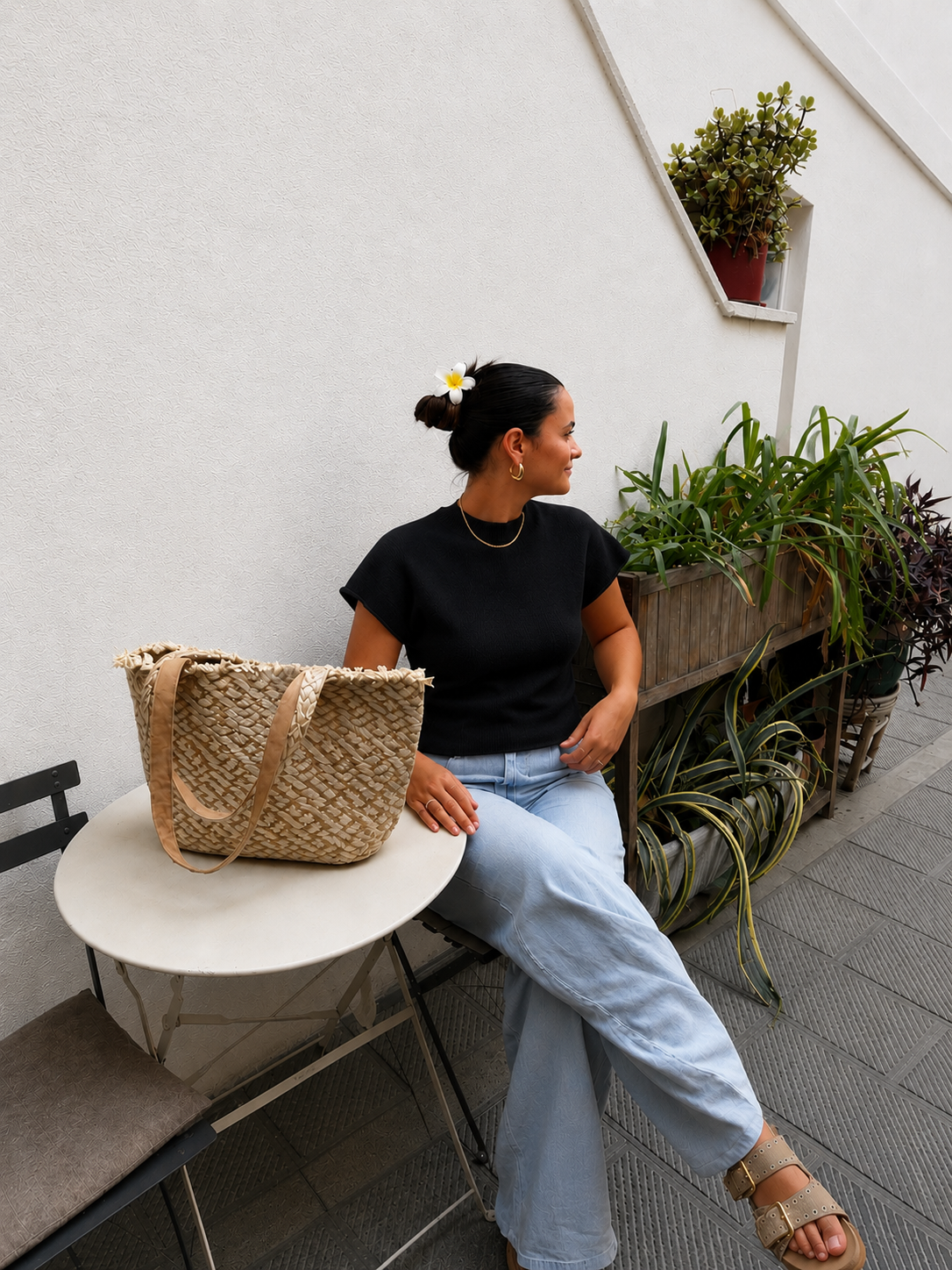 Perfect basic tee black