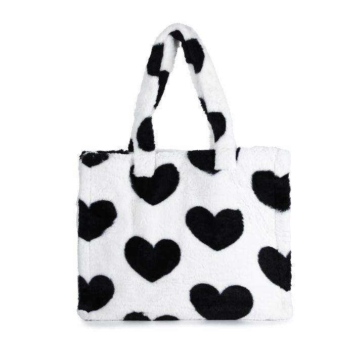 Heart shopper black white