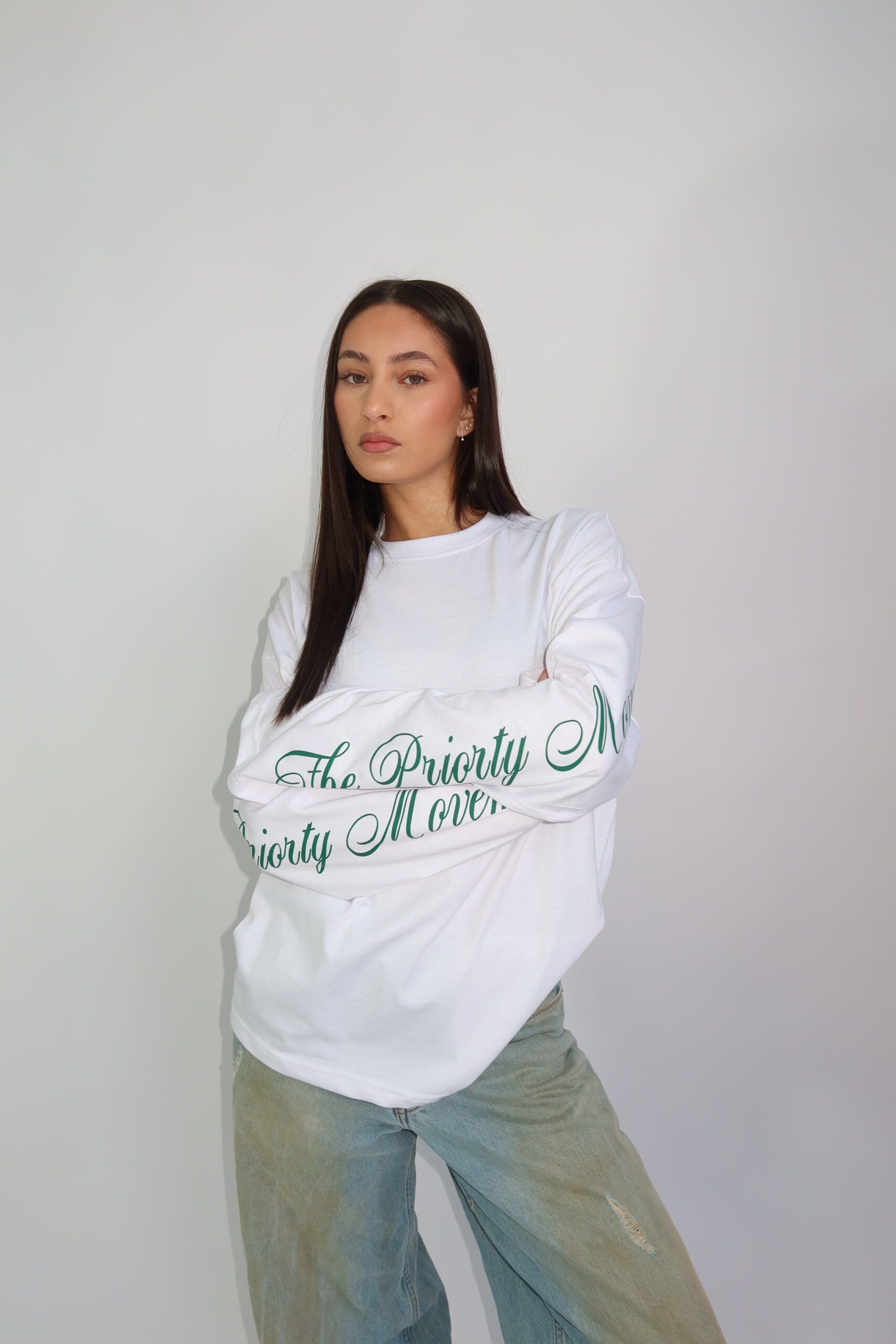 The priority movement longsleeve white