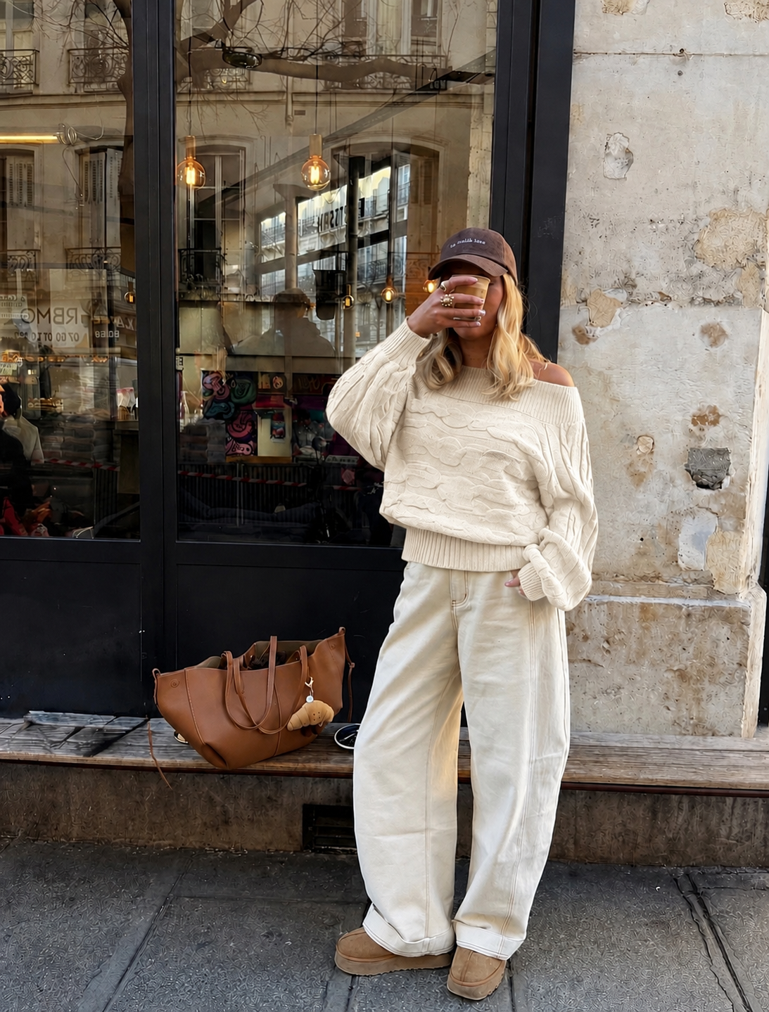Lieve knit beige