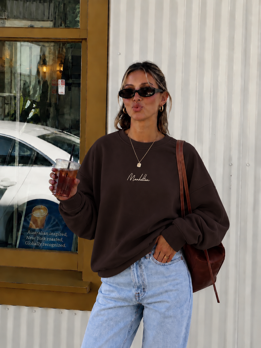 Manhattan sweater brown