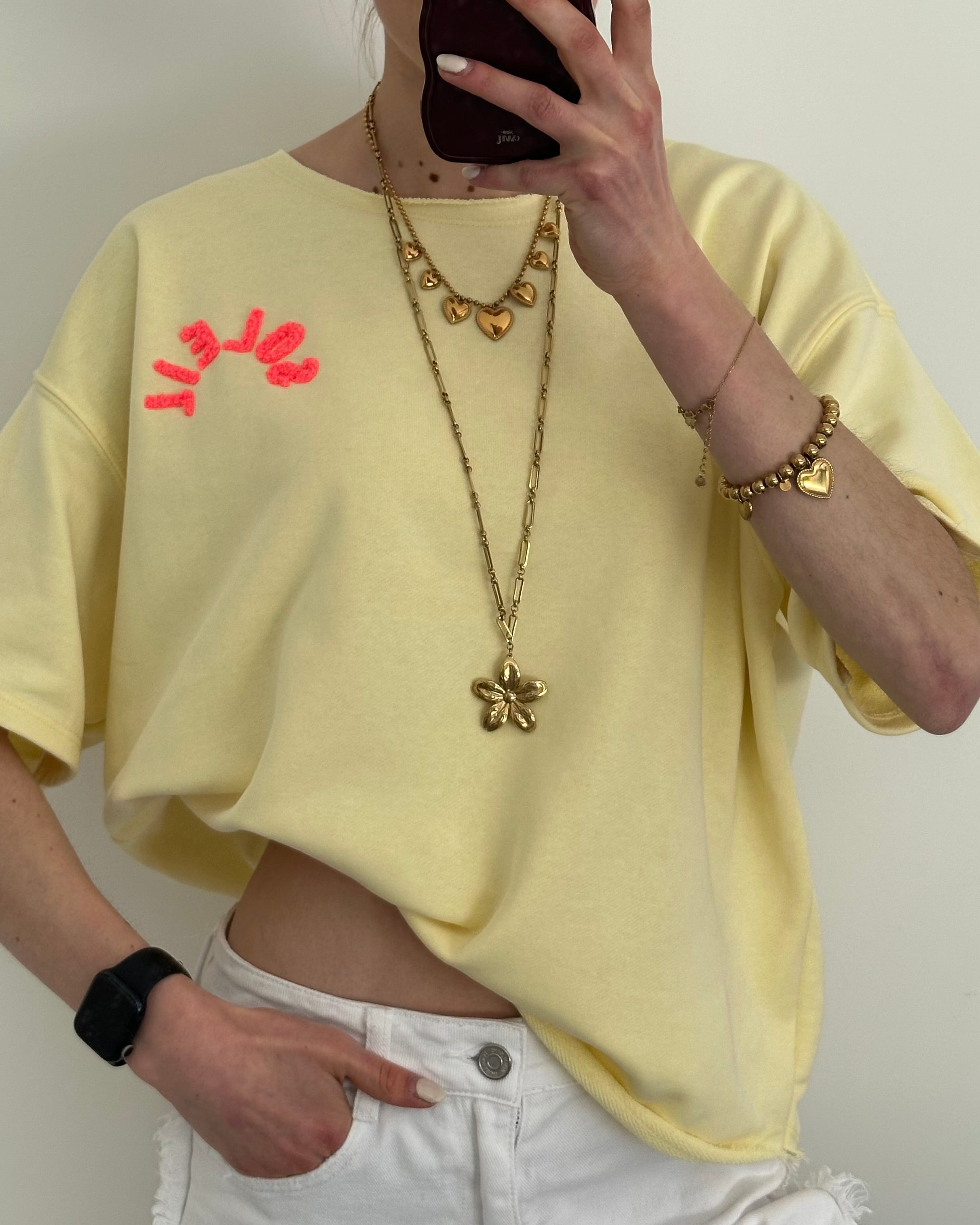 Soleil sweatshirt yellow