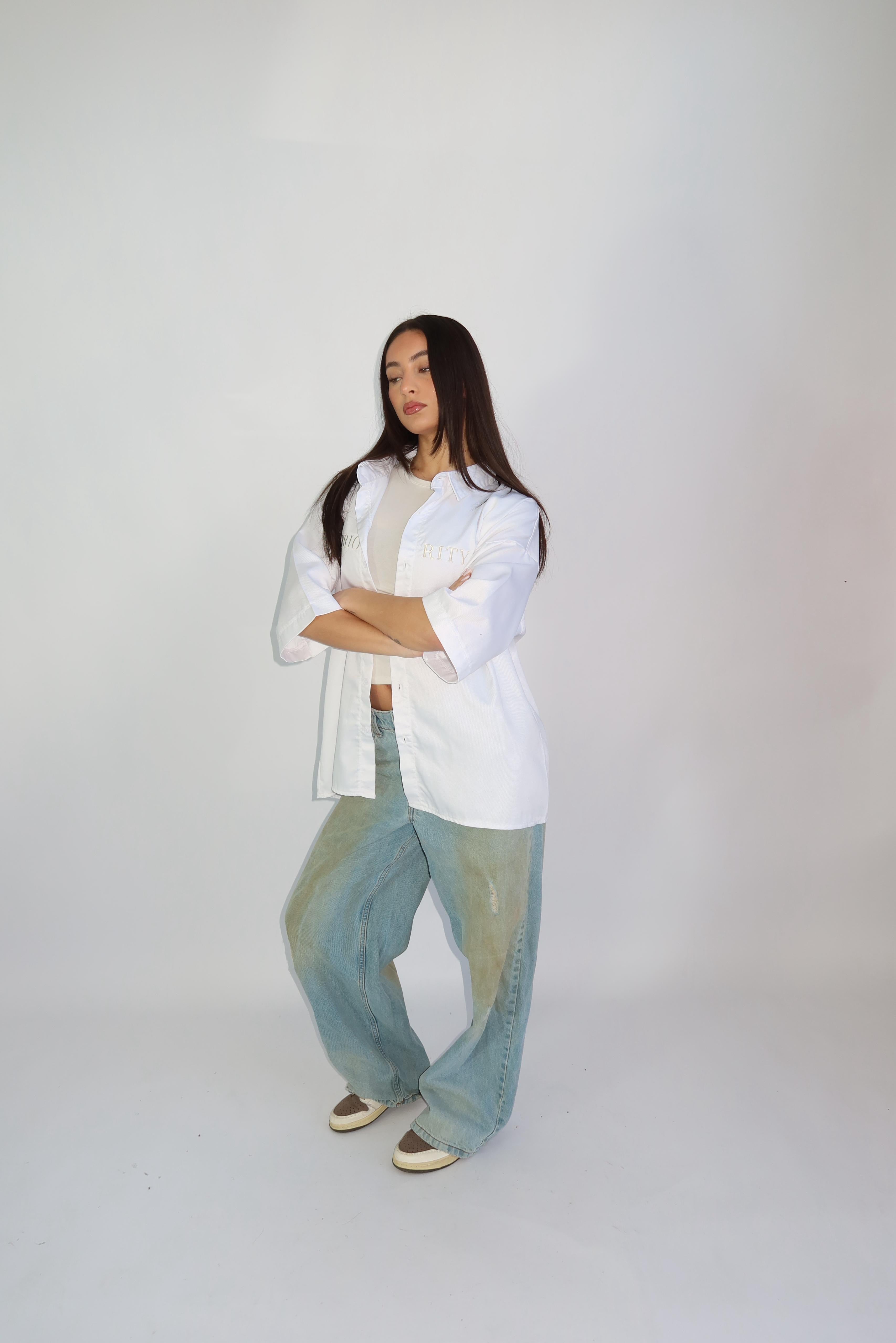 Limited priority blouse white