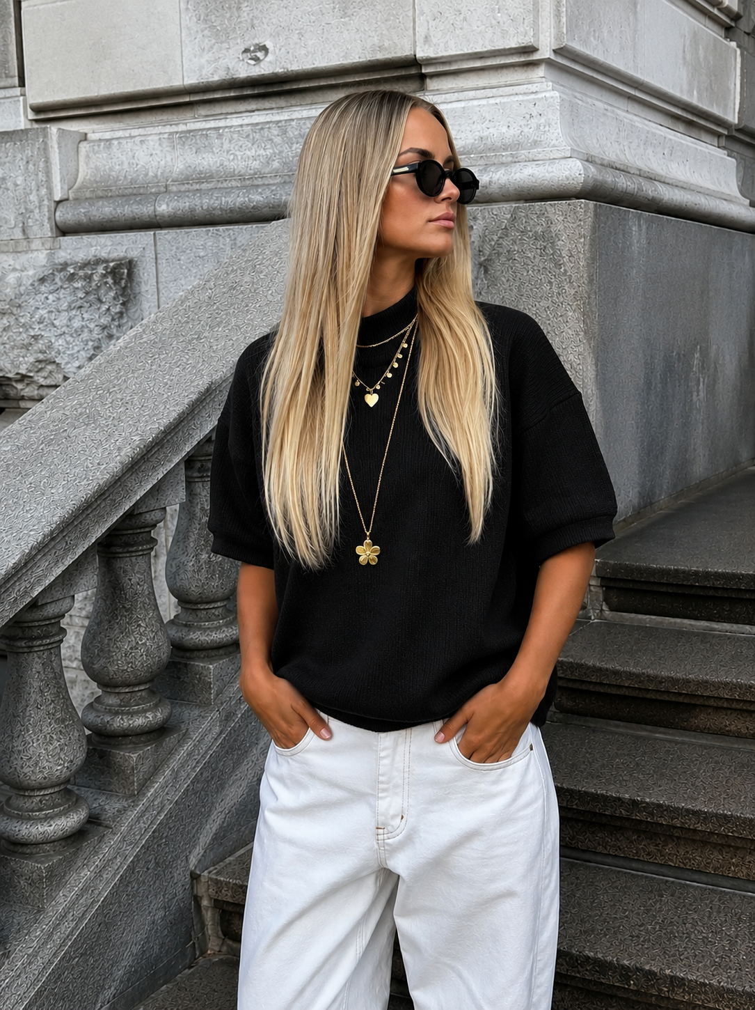 Soof knit zwart