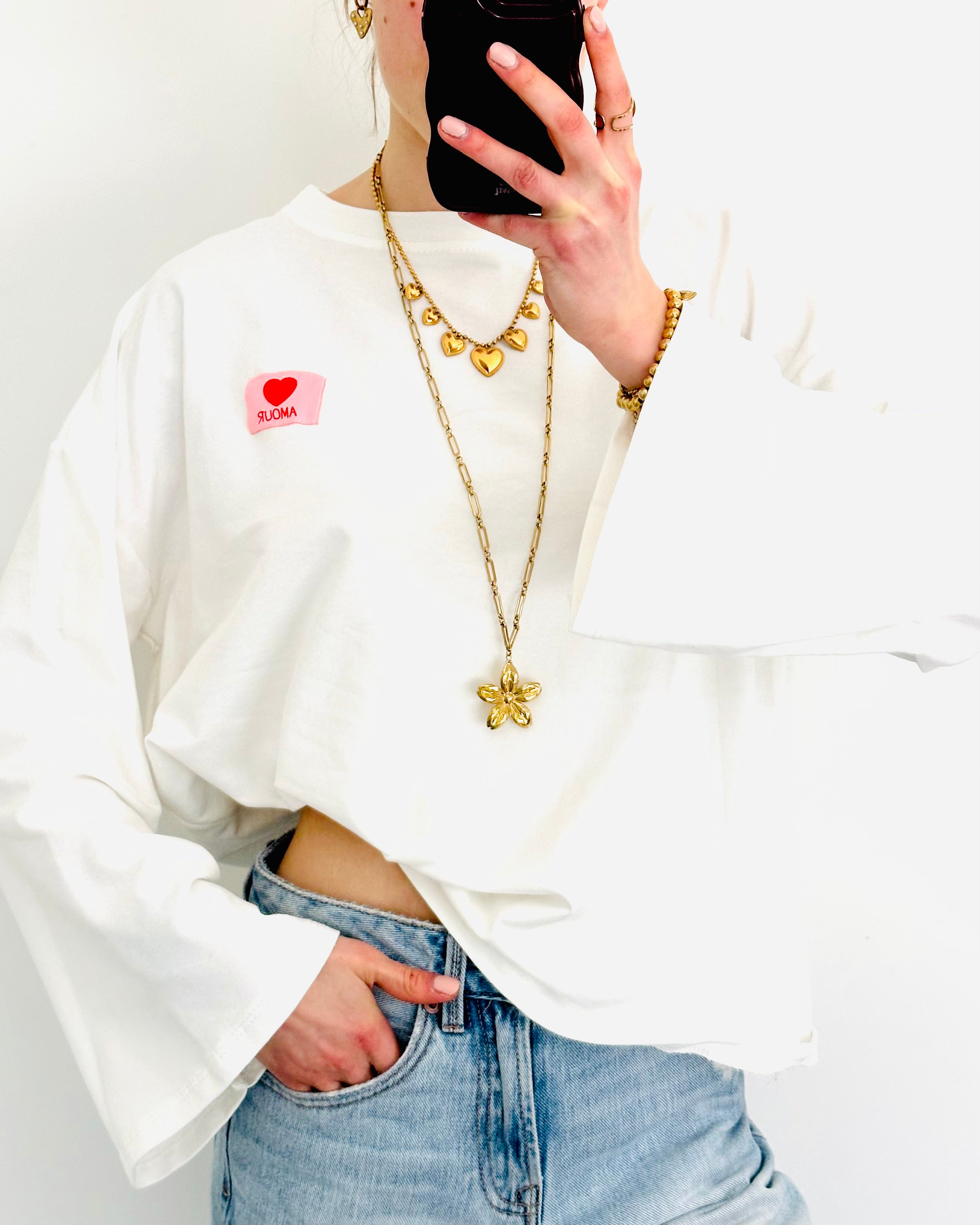 Limited amour longsleeve white