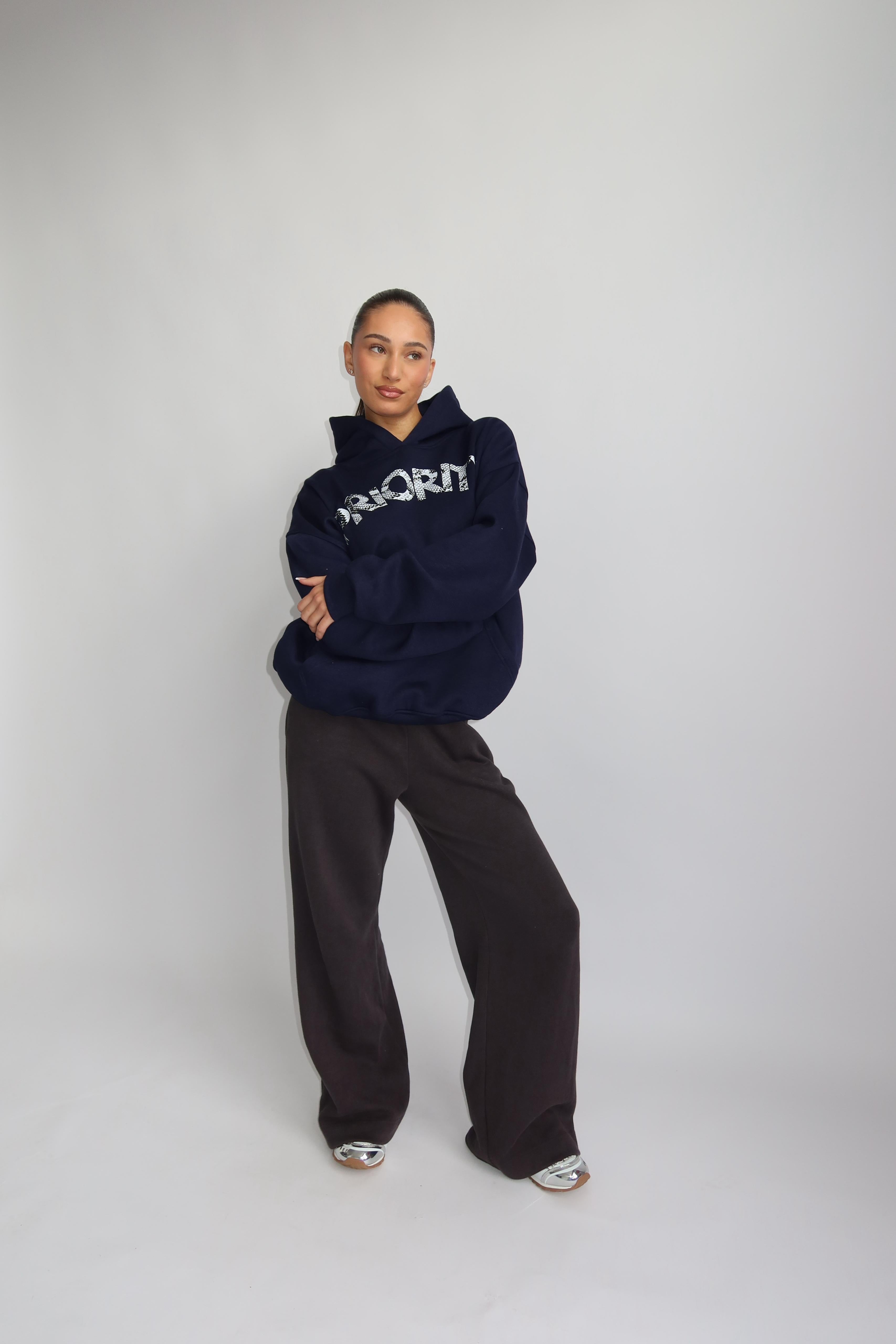 Priority hoodie navy