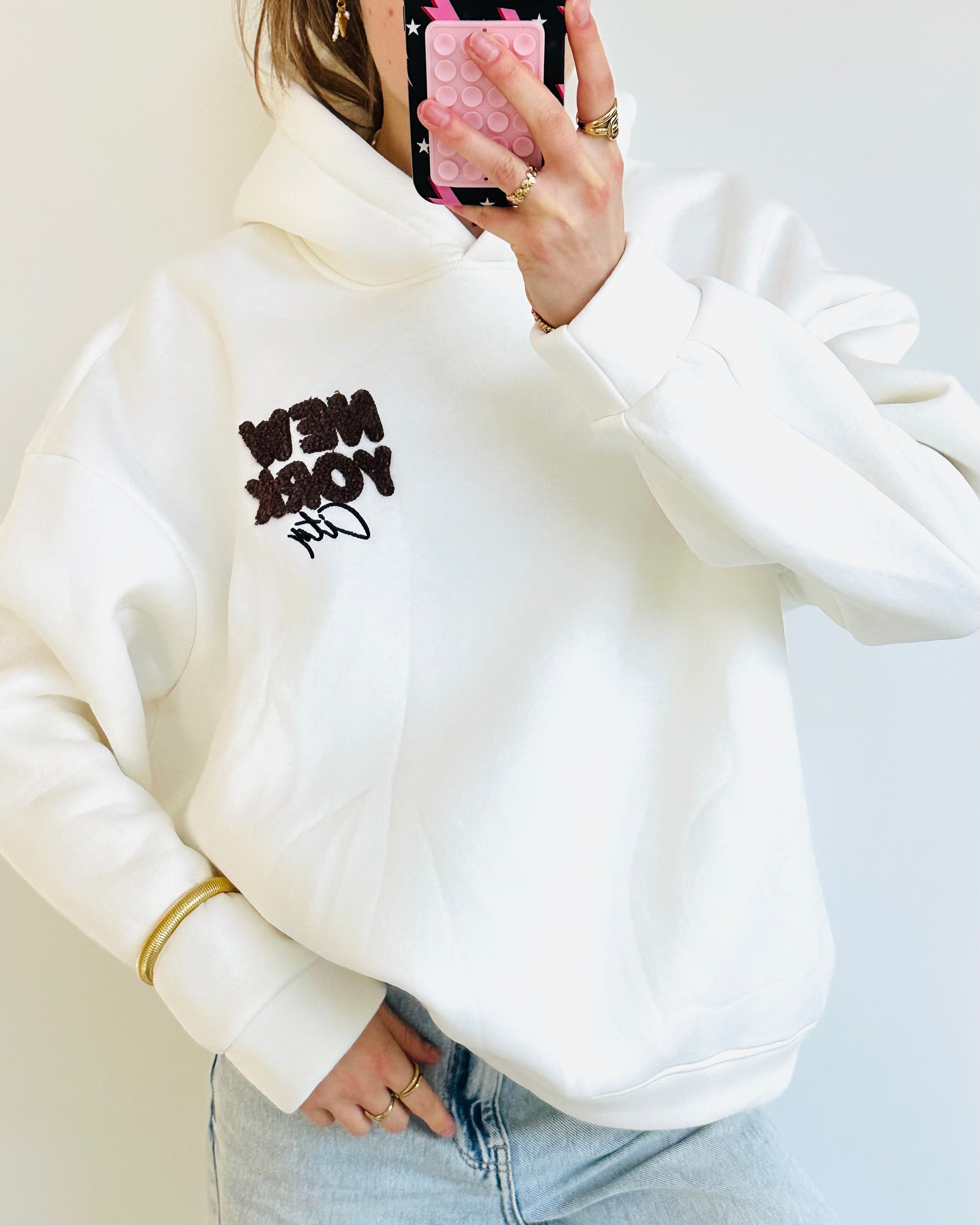 Limited NY hoodie oversized wit