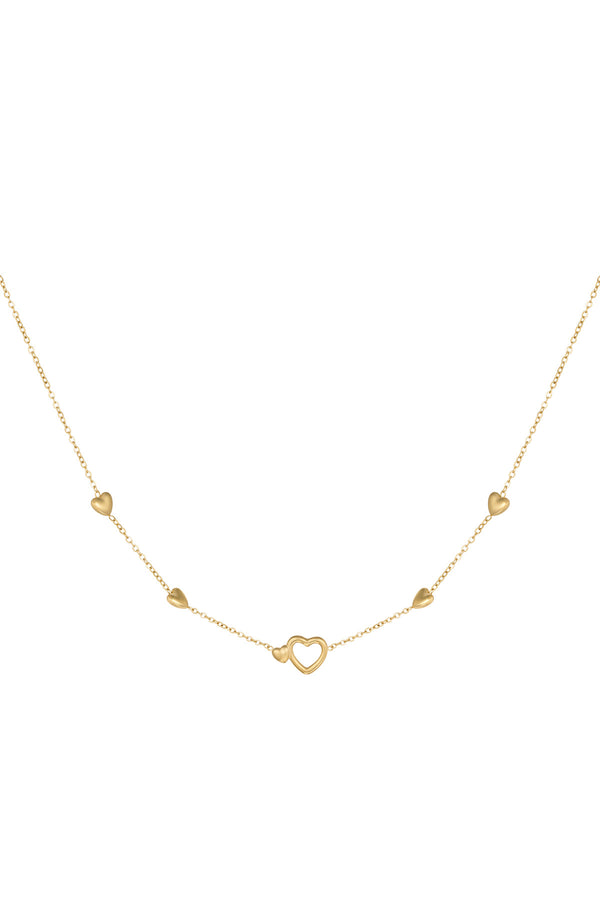 Ketting all you need is love goud