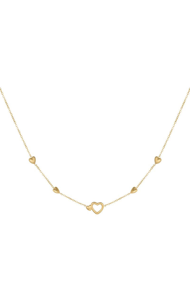 Ketting all you need is love goud