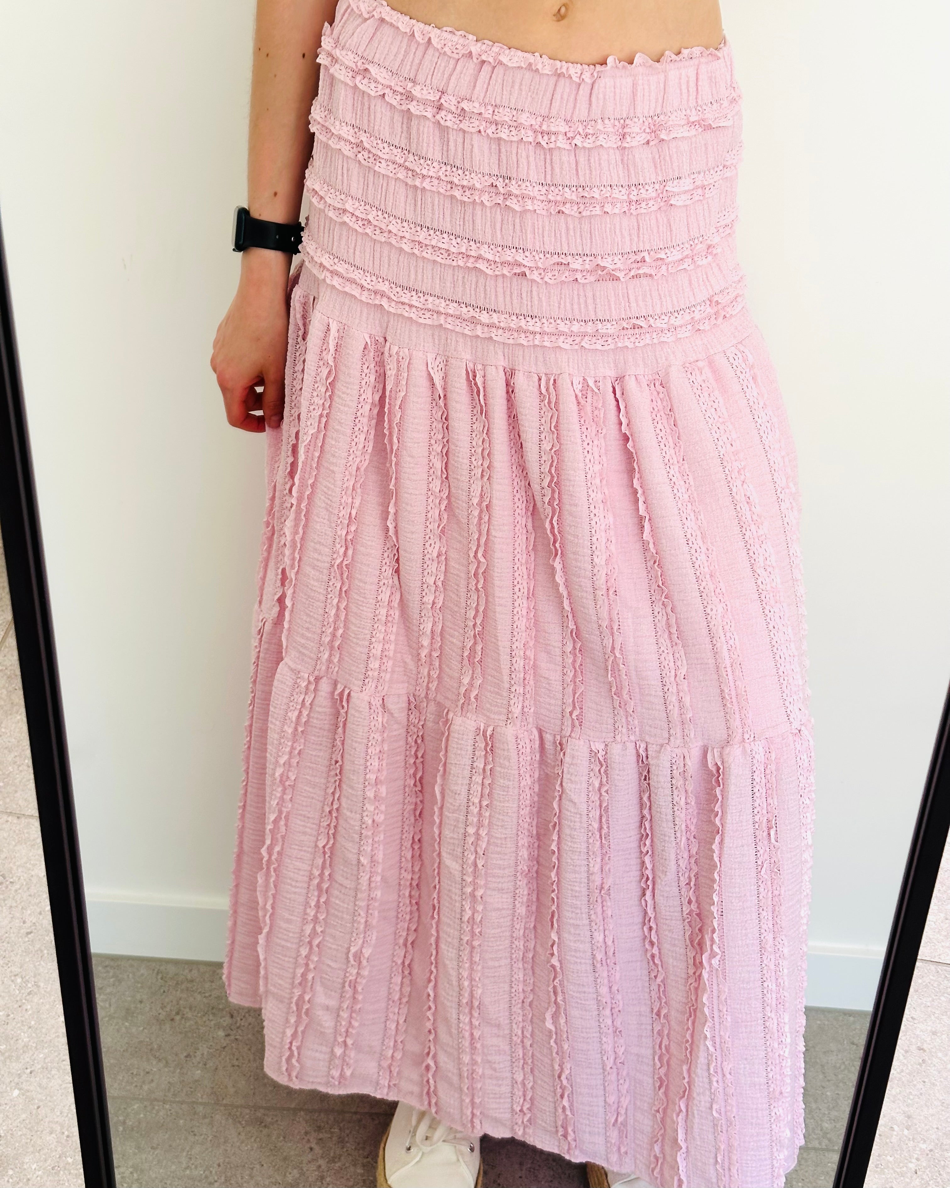 Paradise skirt roze