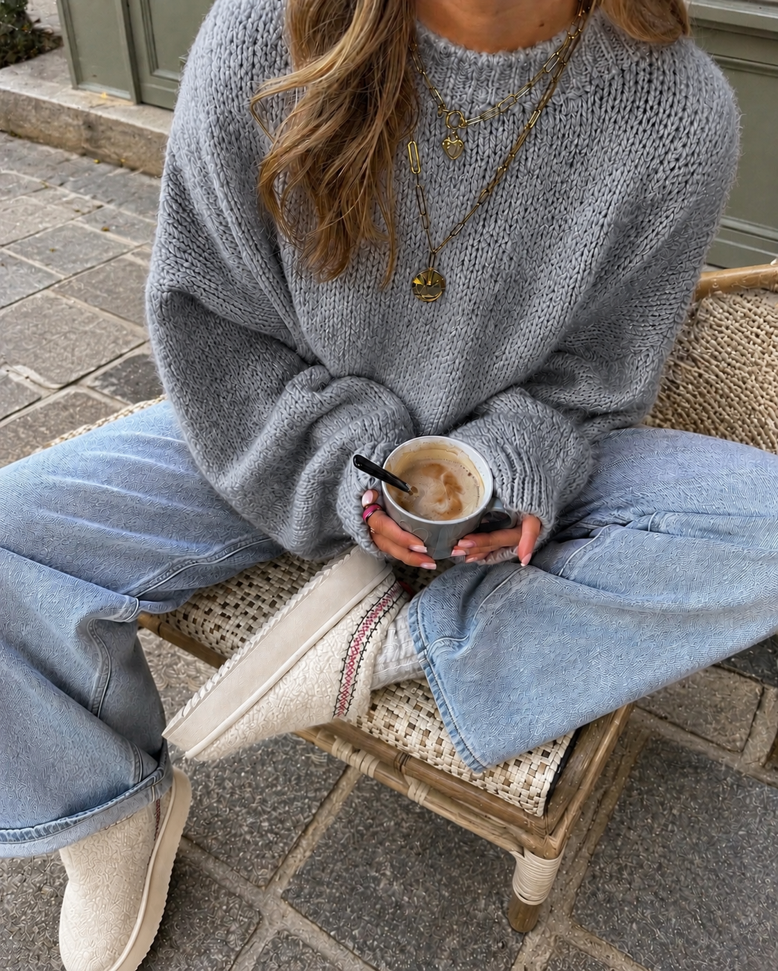 Comfy trui dark grey
