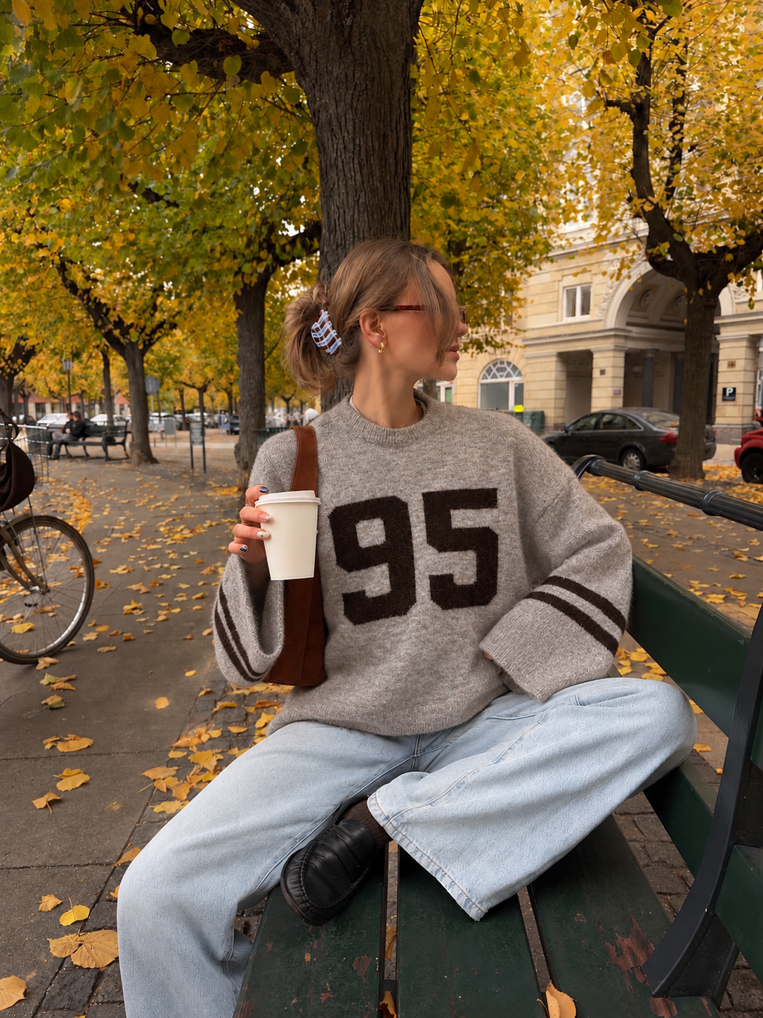 Ninety Five Knit – Taupe/Brown