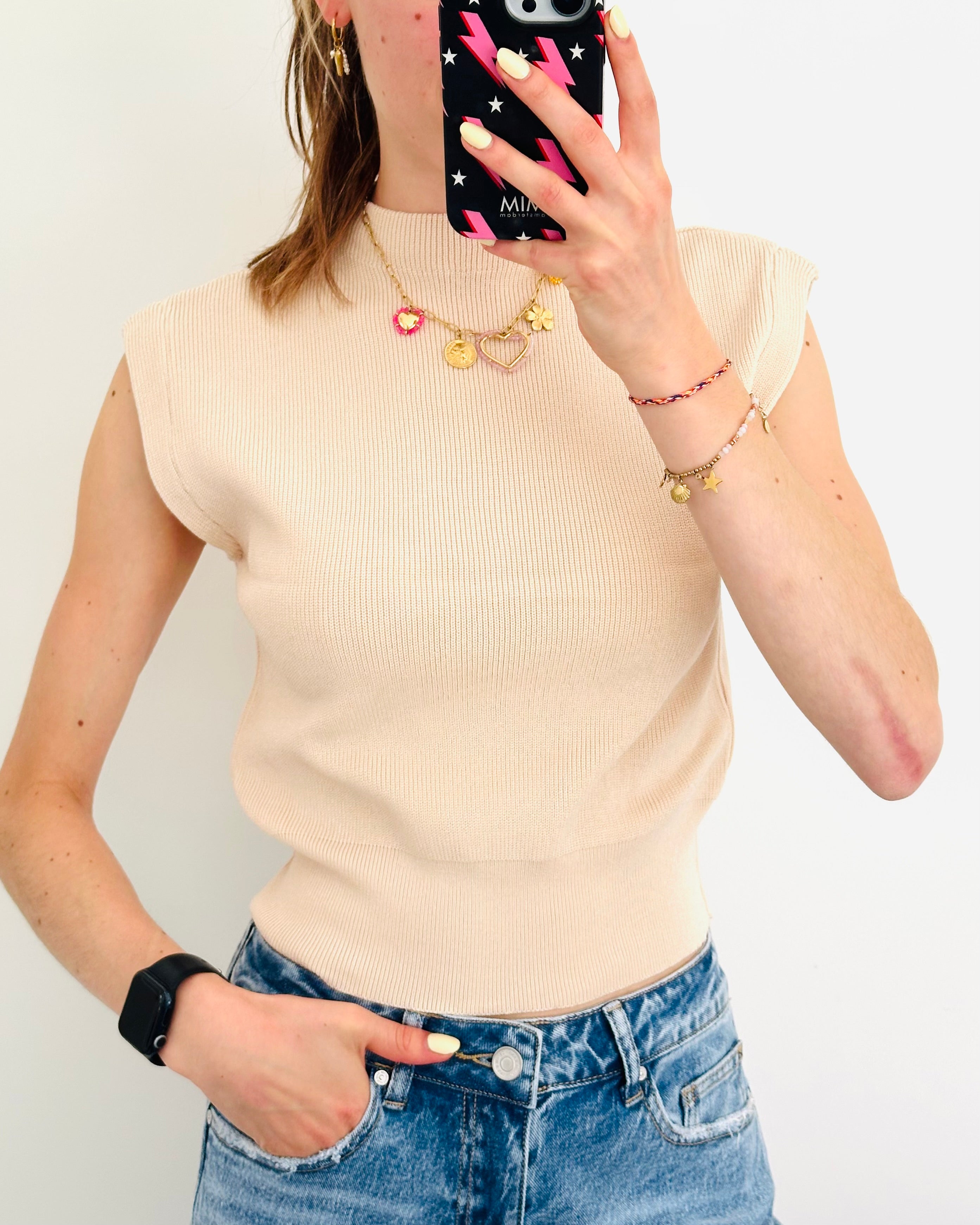 Nina top Cream