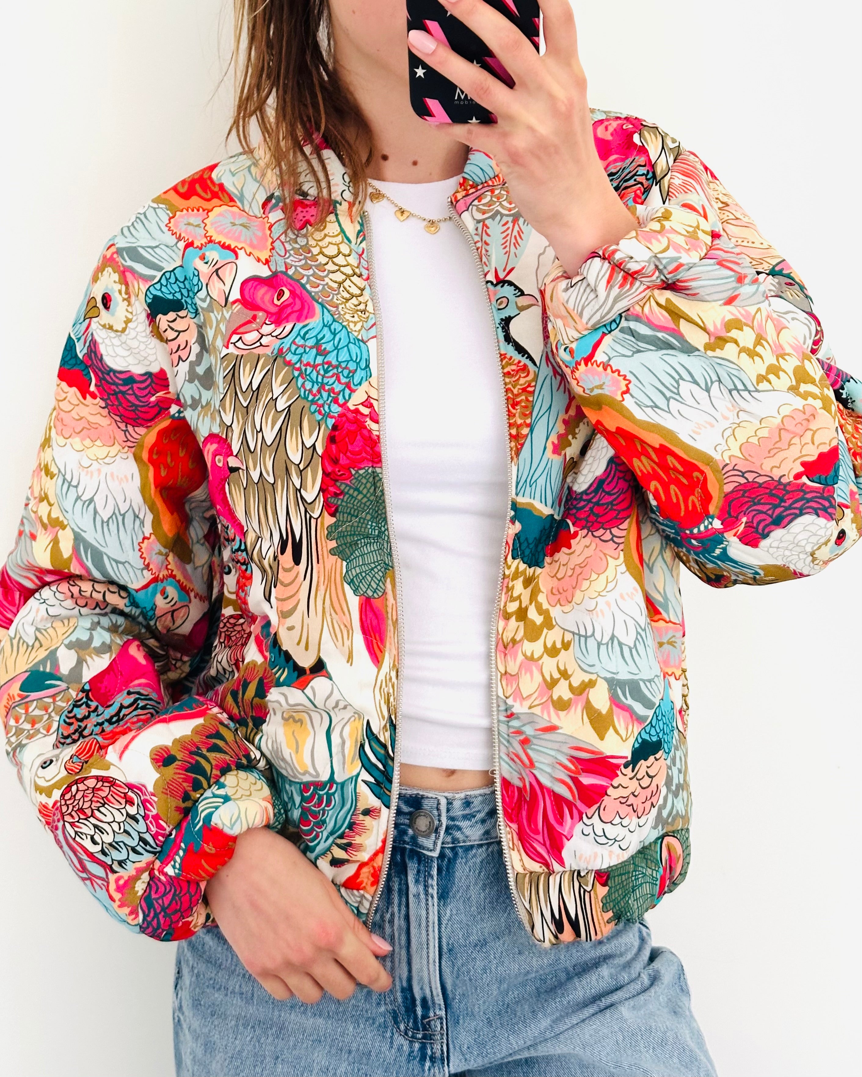 Multi color jacket rits