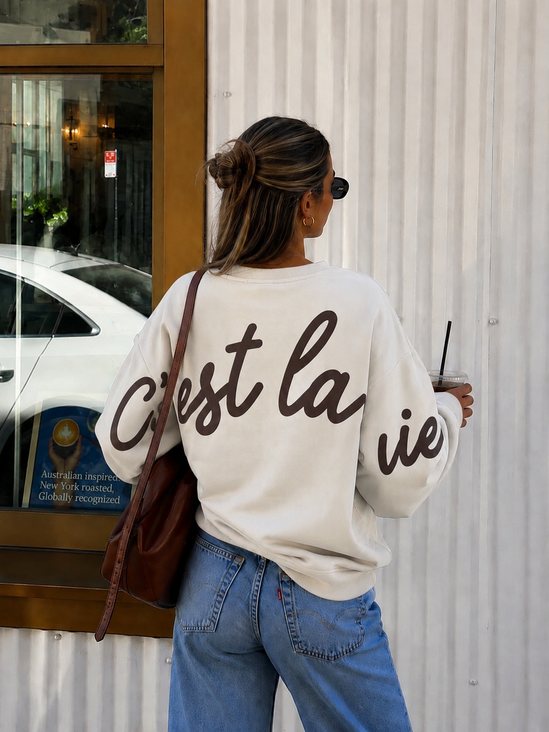 C’est la vie sweater Cream