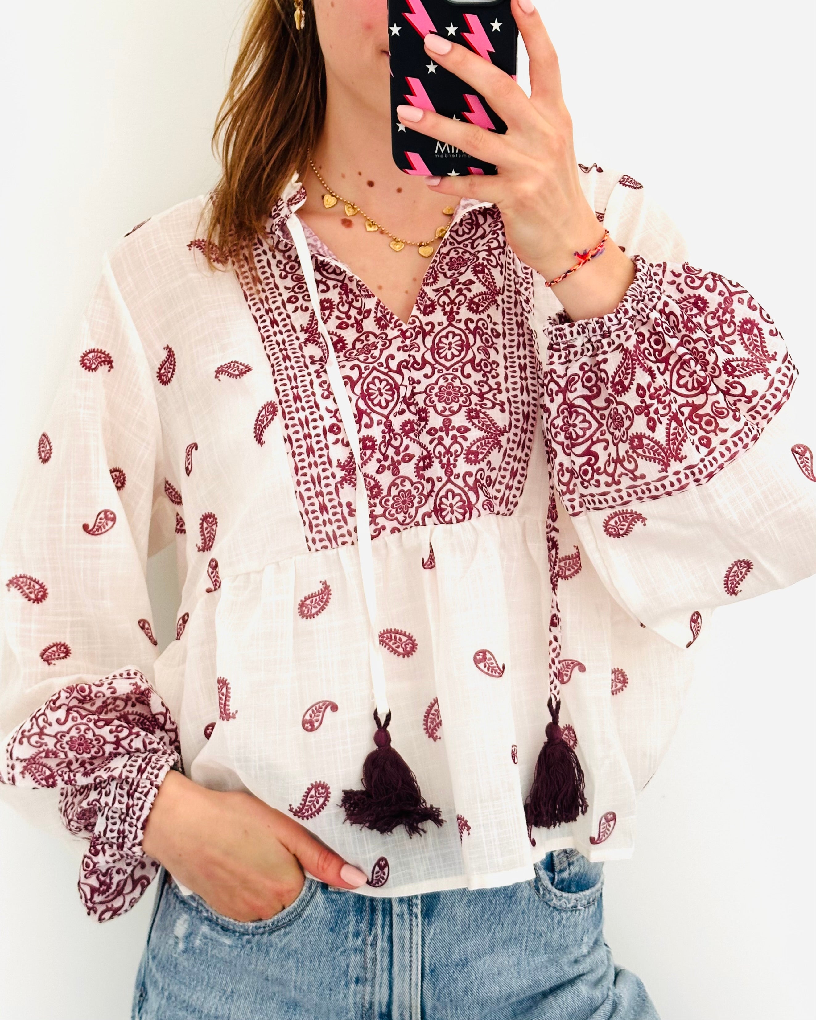 Egypt blouse white
