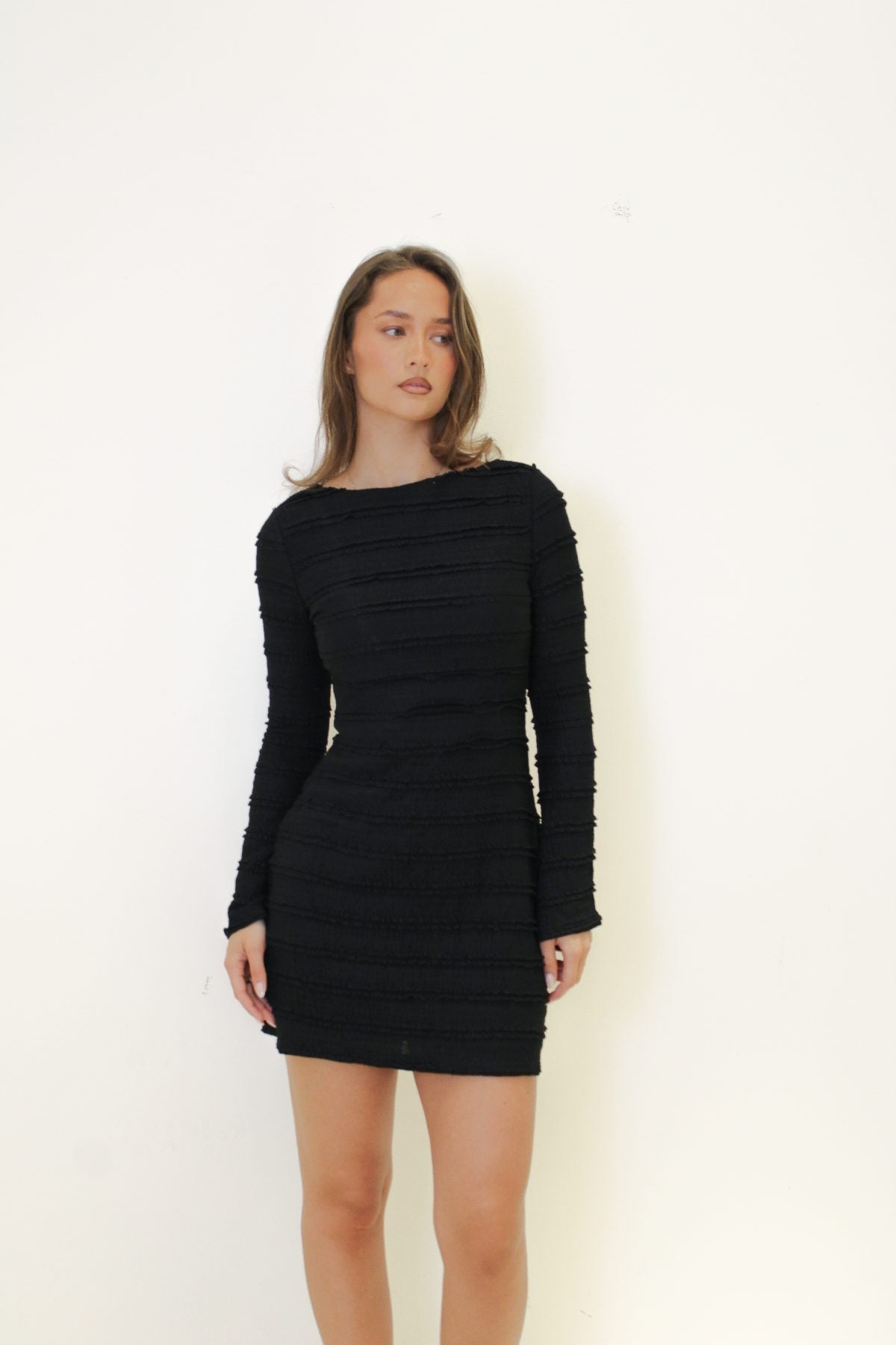 Santorini dress zwart