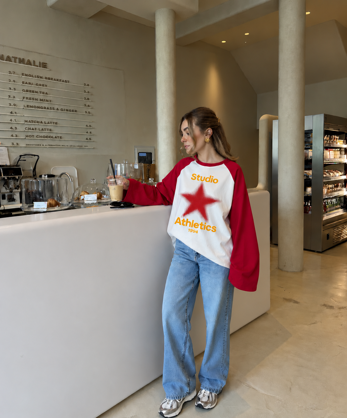 Studio Star Longsleeve – Red