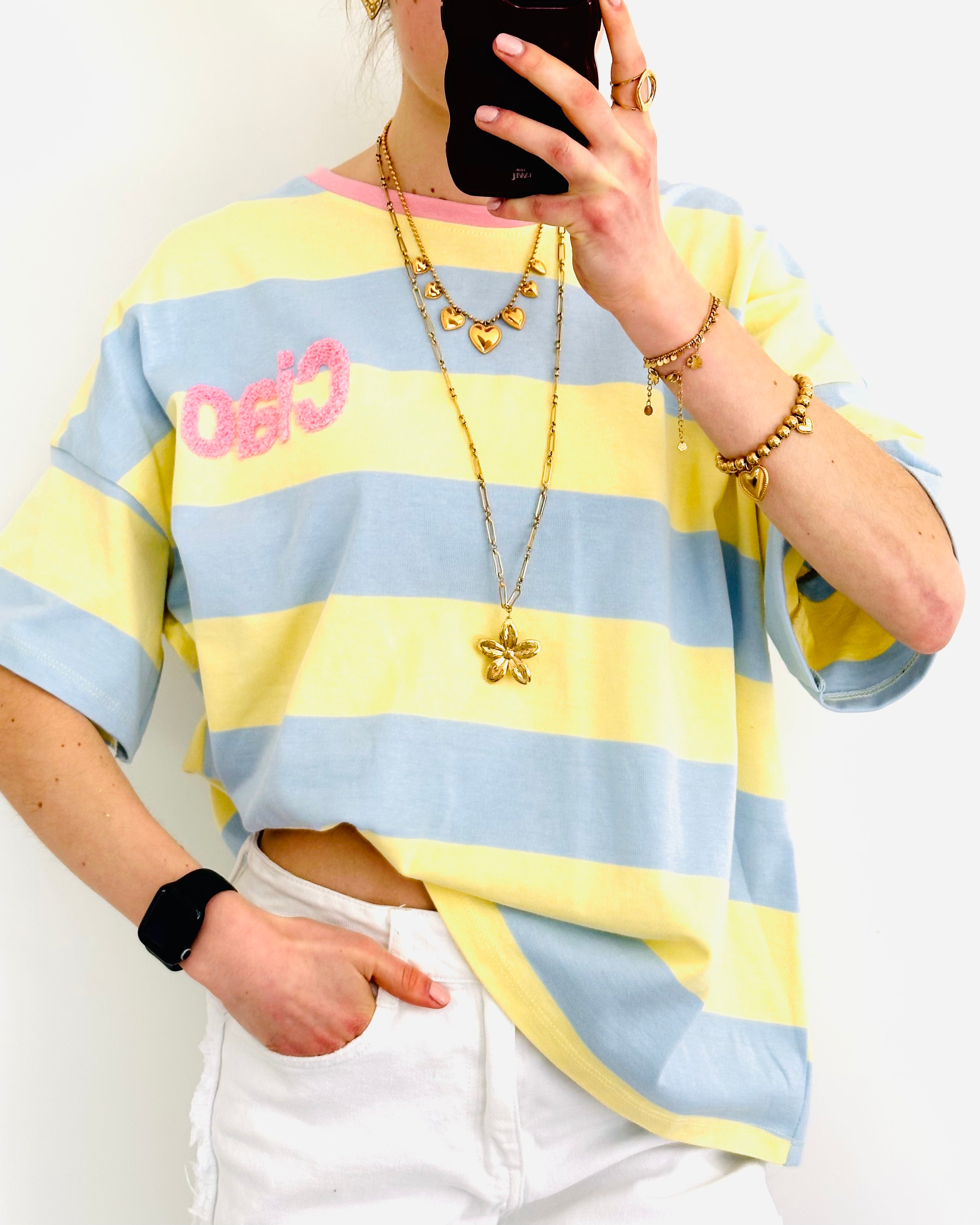 Limited ciao shortsleeve yellow blue