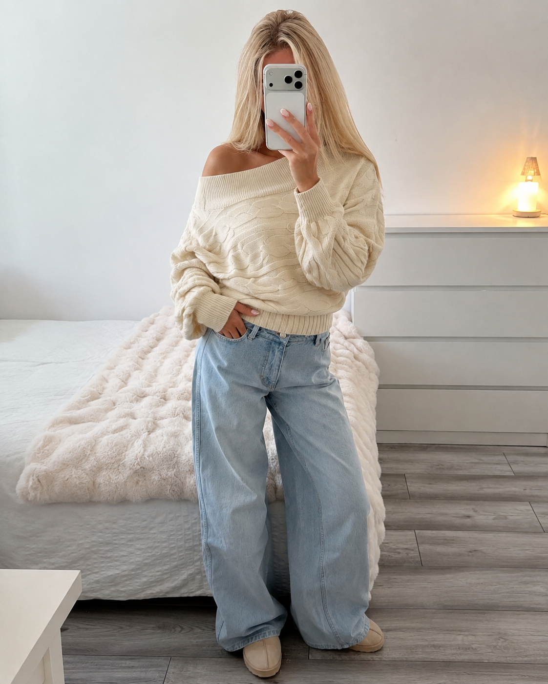Lieve knit beige