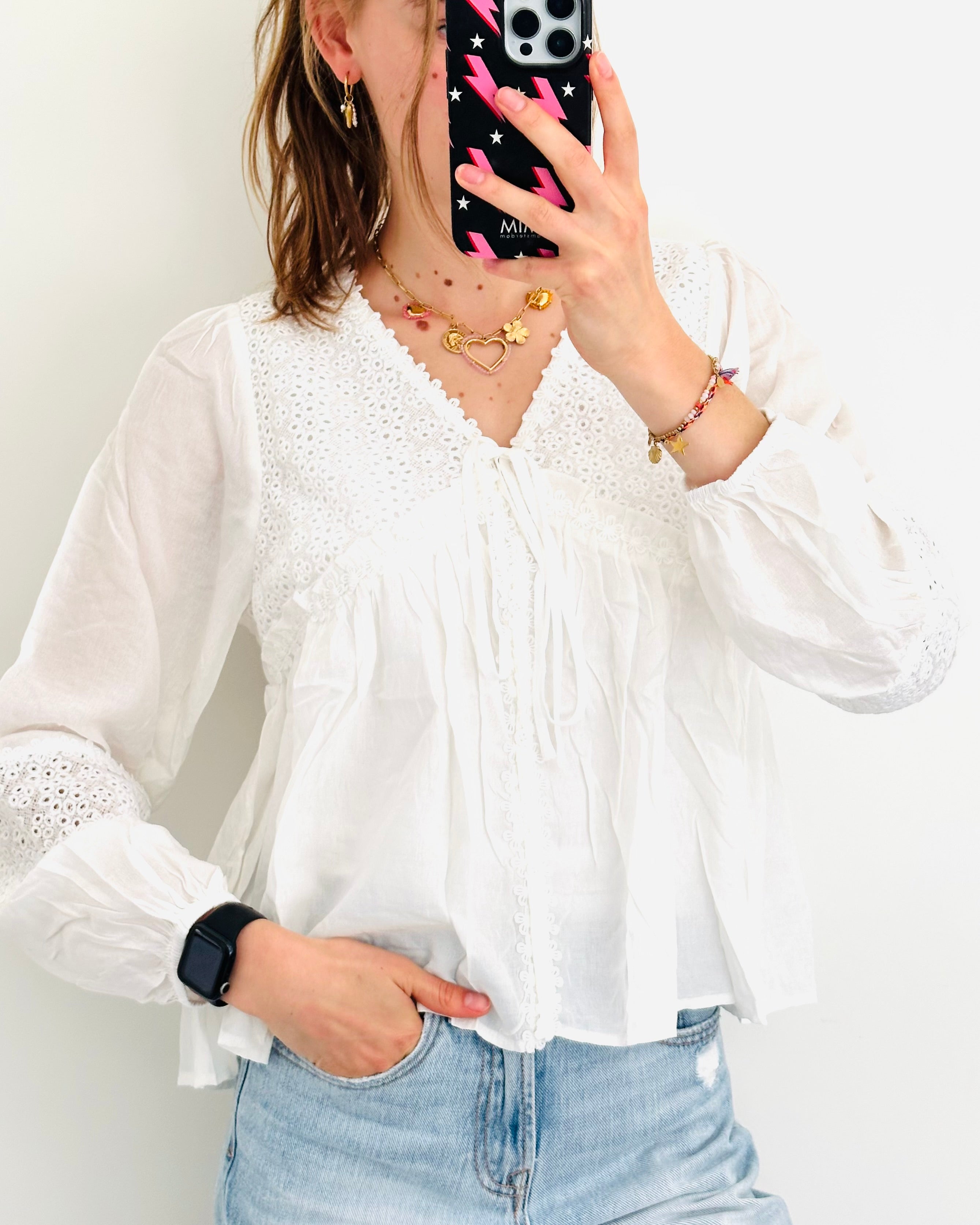 Sunlace blouse white