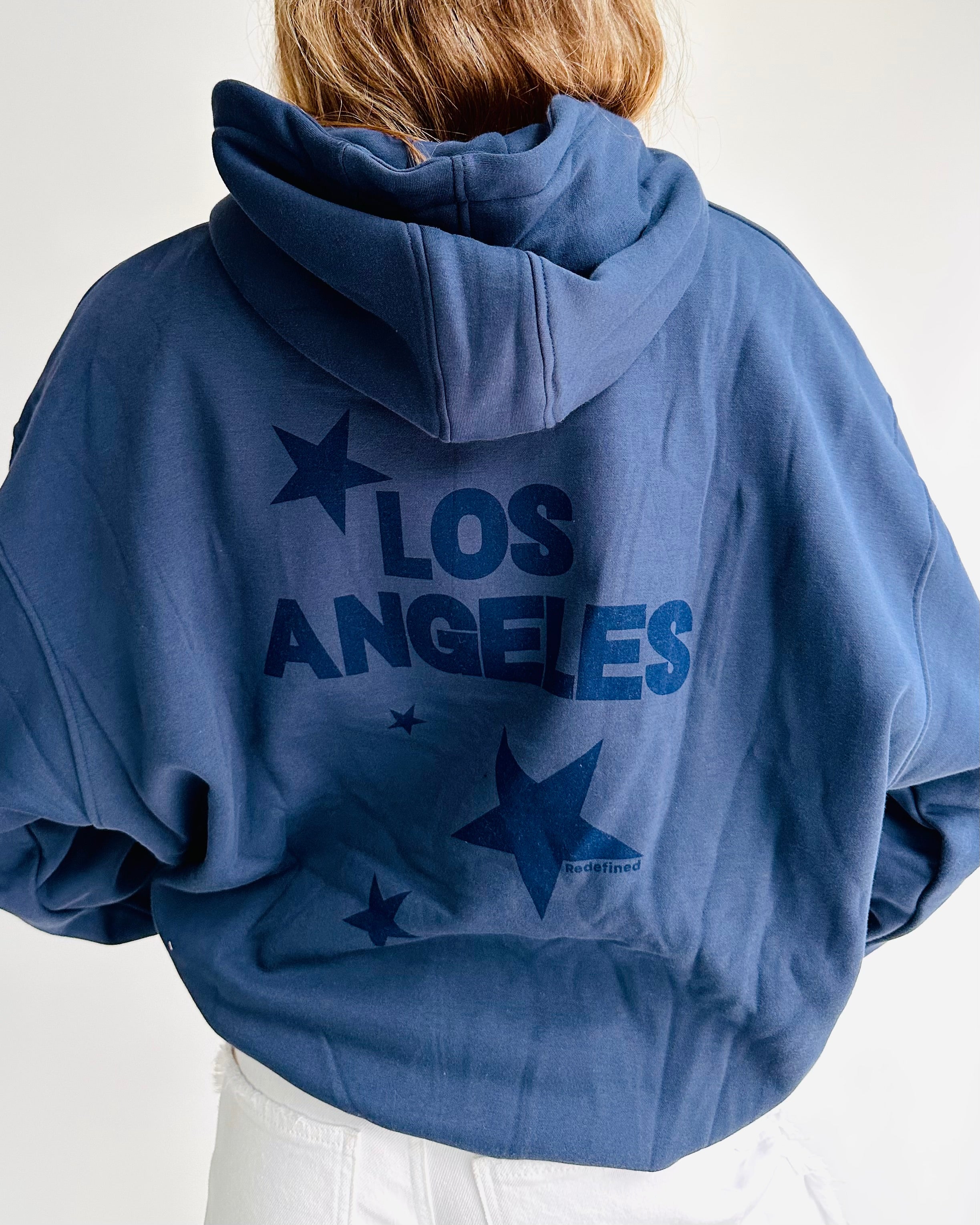 Los Angeles hoodie navy