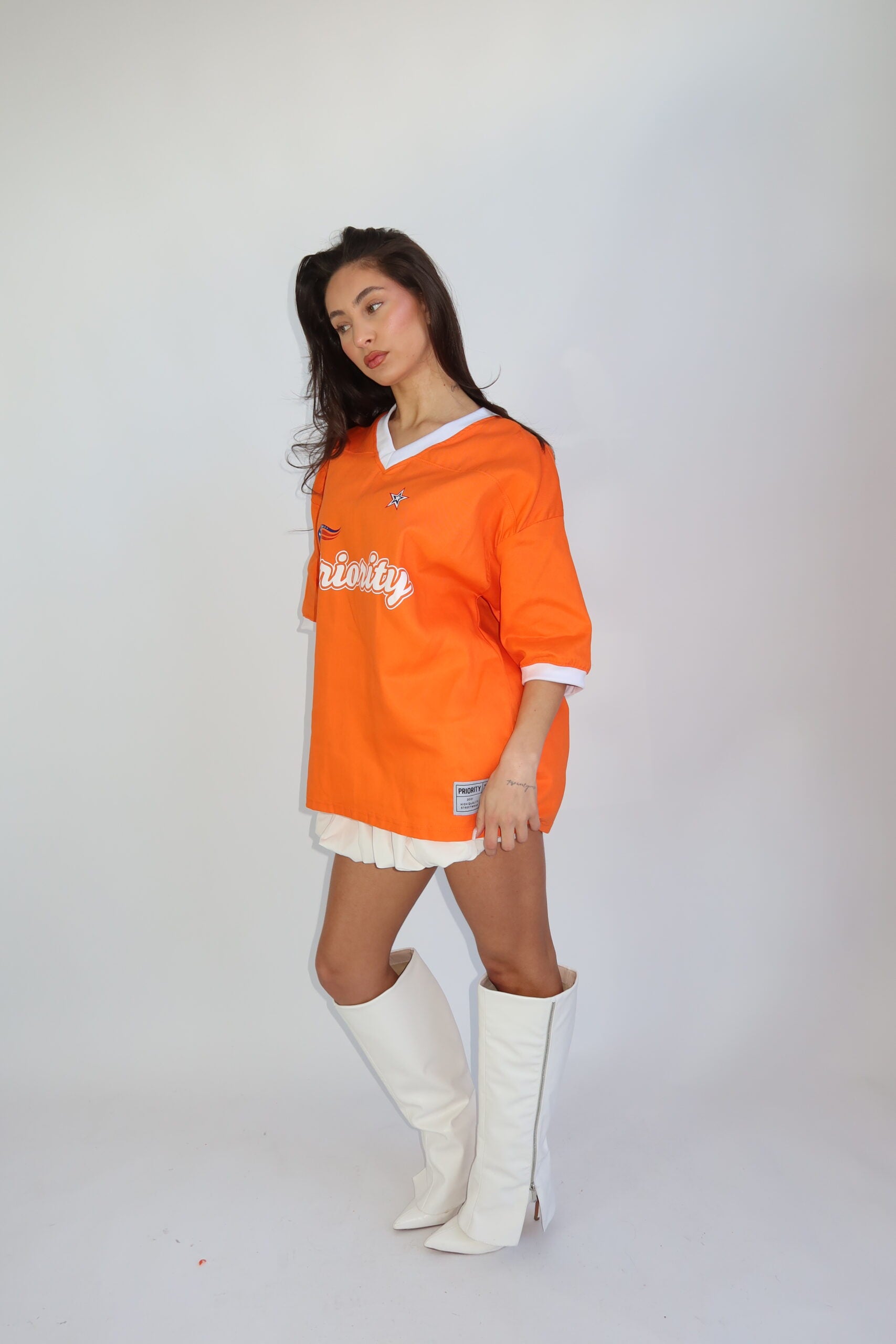 DENIMLOOK JERSEY – ORANGE
